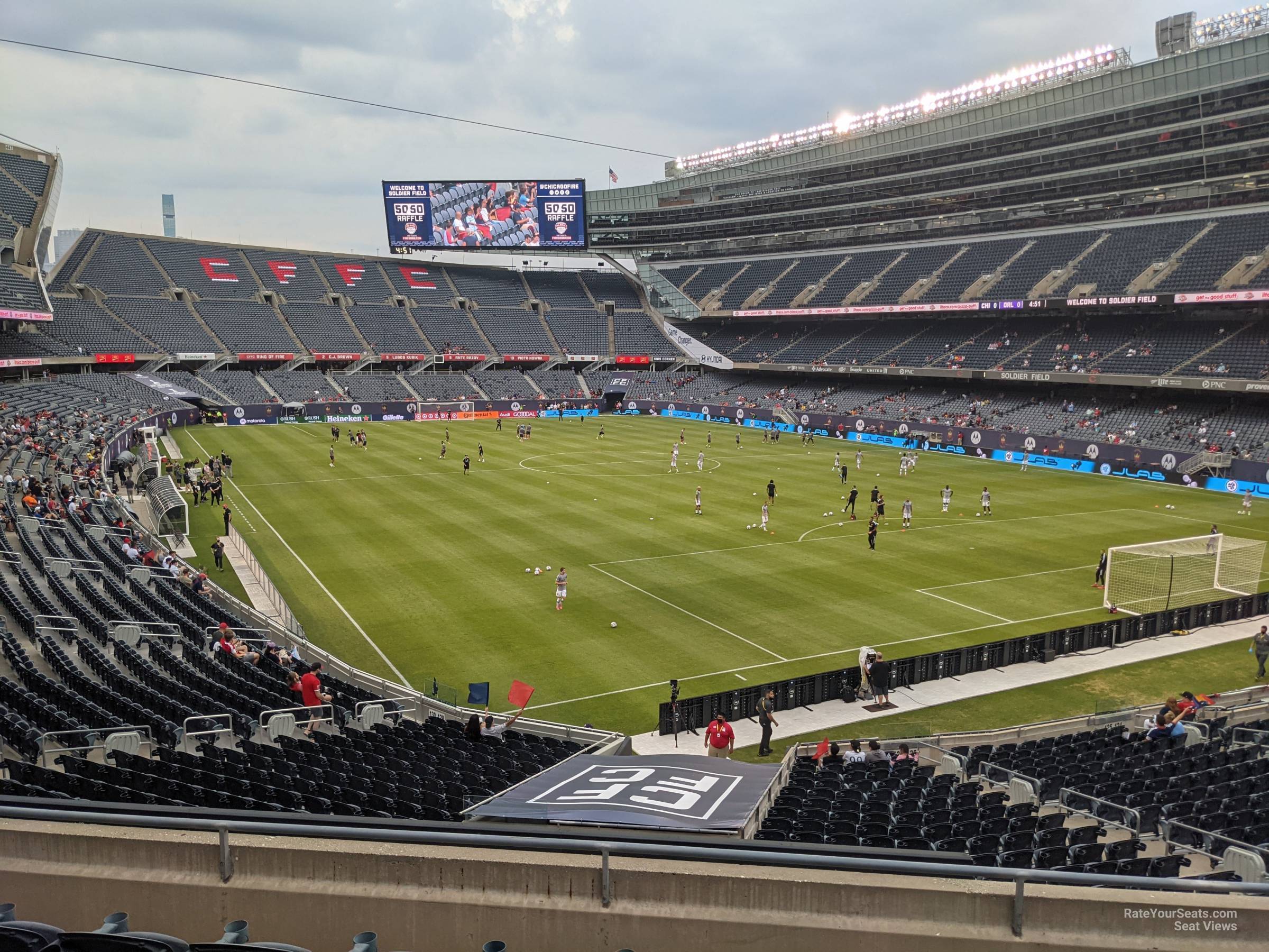 section 226, row 6 seat view  for soccer - soldier field