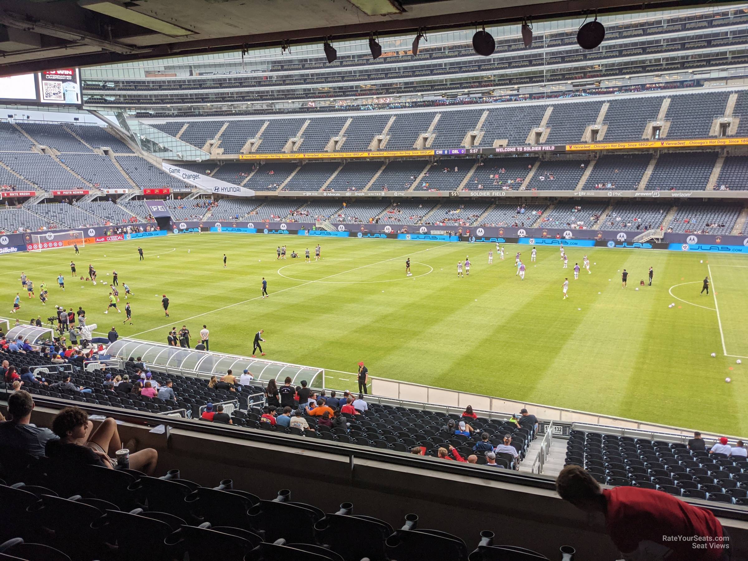 section 233, row 6 seat view  for soccer - soldier field
