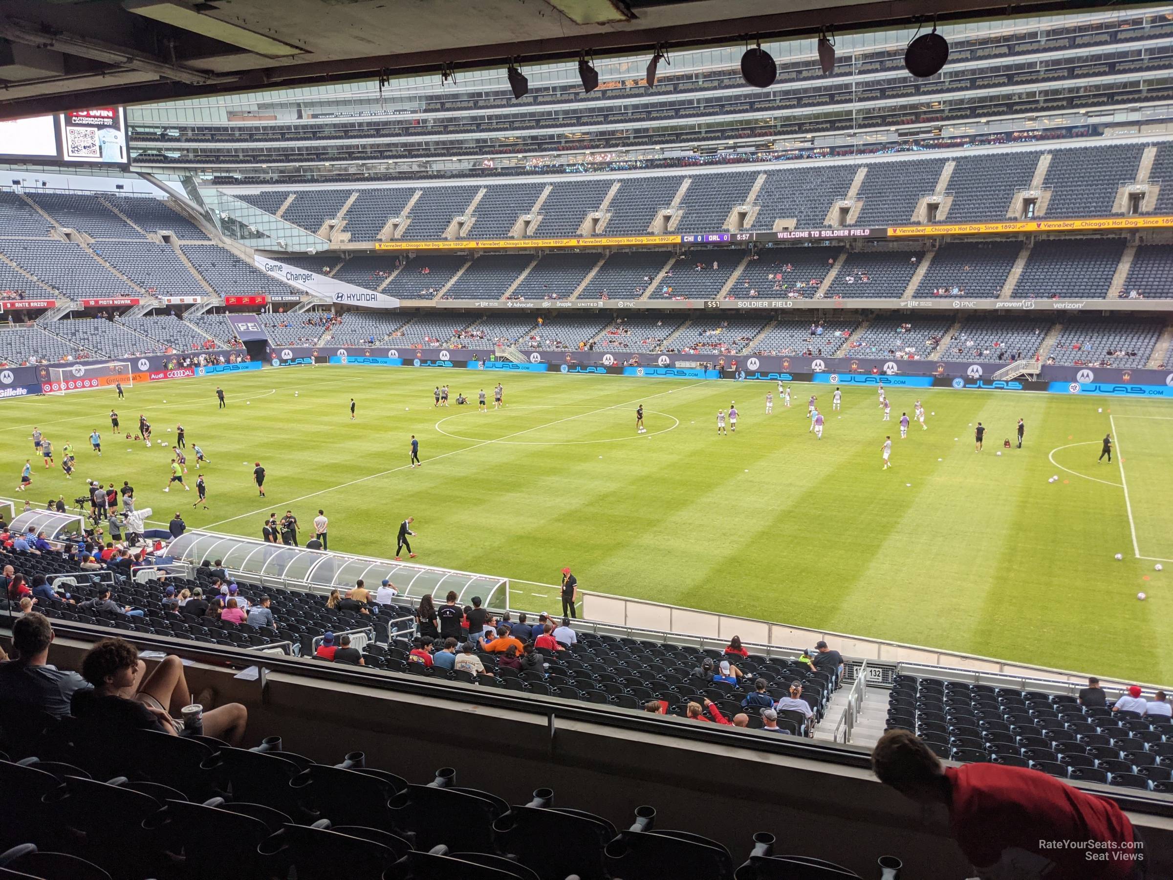 section 233, row 6 seat view  for soccer - soldier field