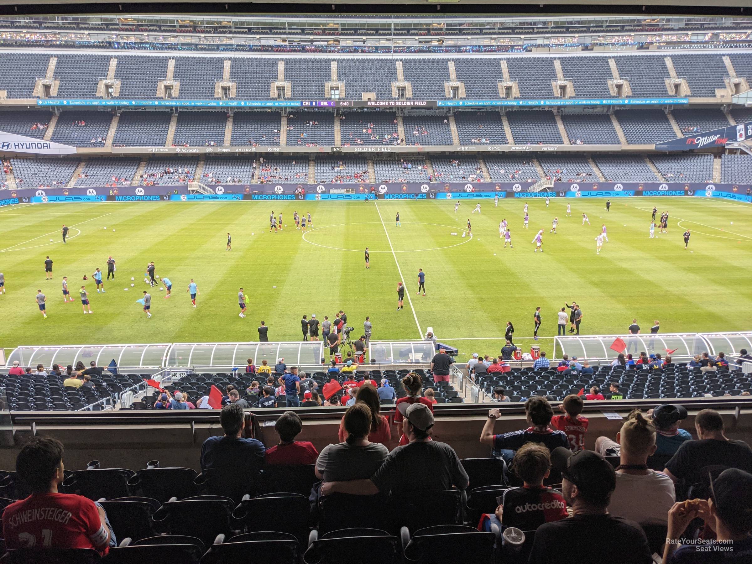 section 237, row 6 seat view  for soccer - soldier field