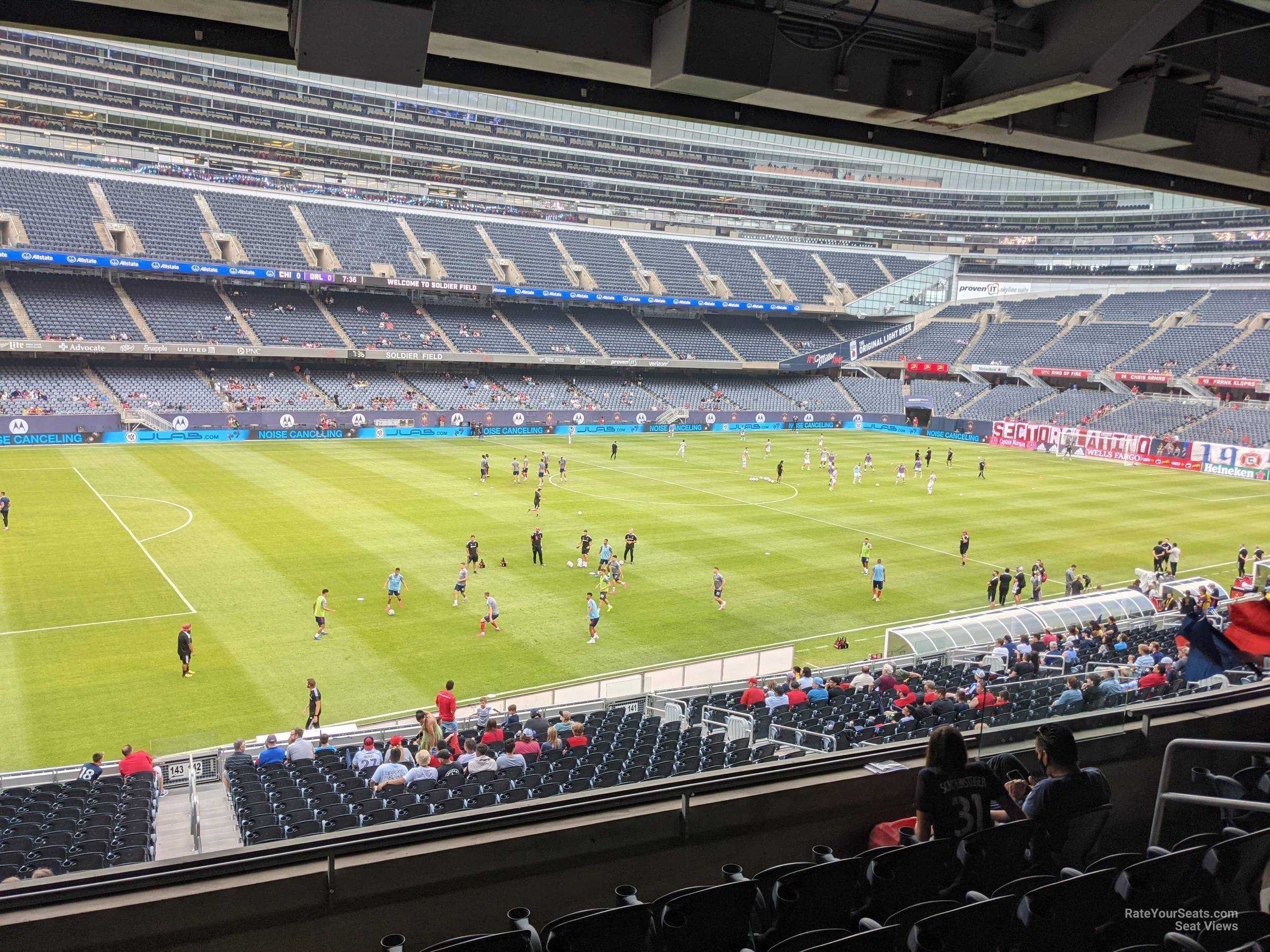 section 242, row 6 seat view  for soccer - soldier field
