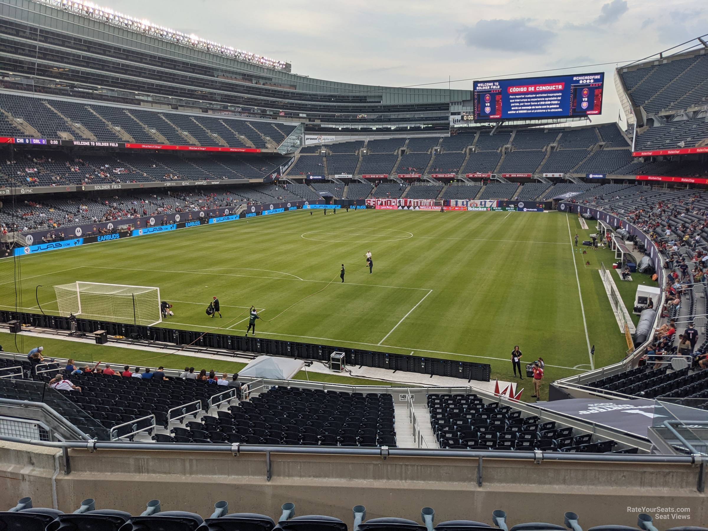 section 249, row 6 seat view  for soccer - soldier field