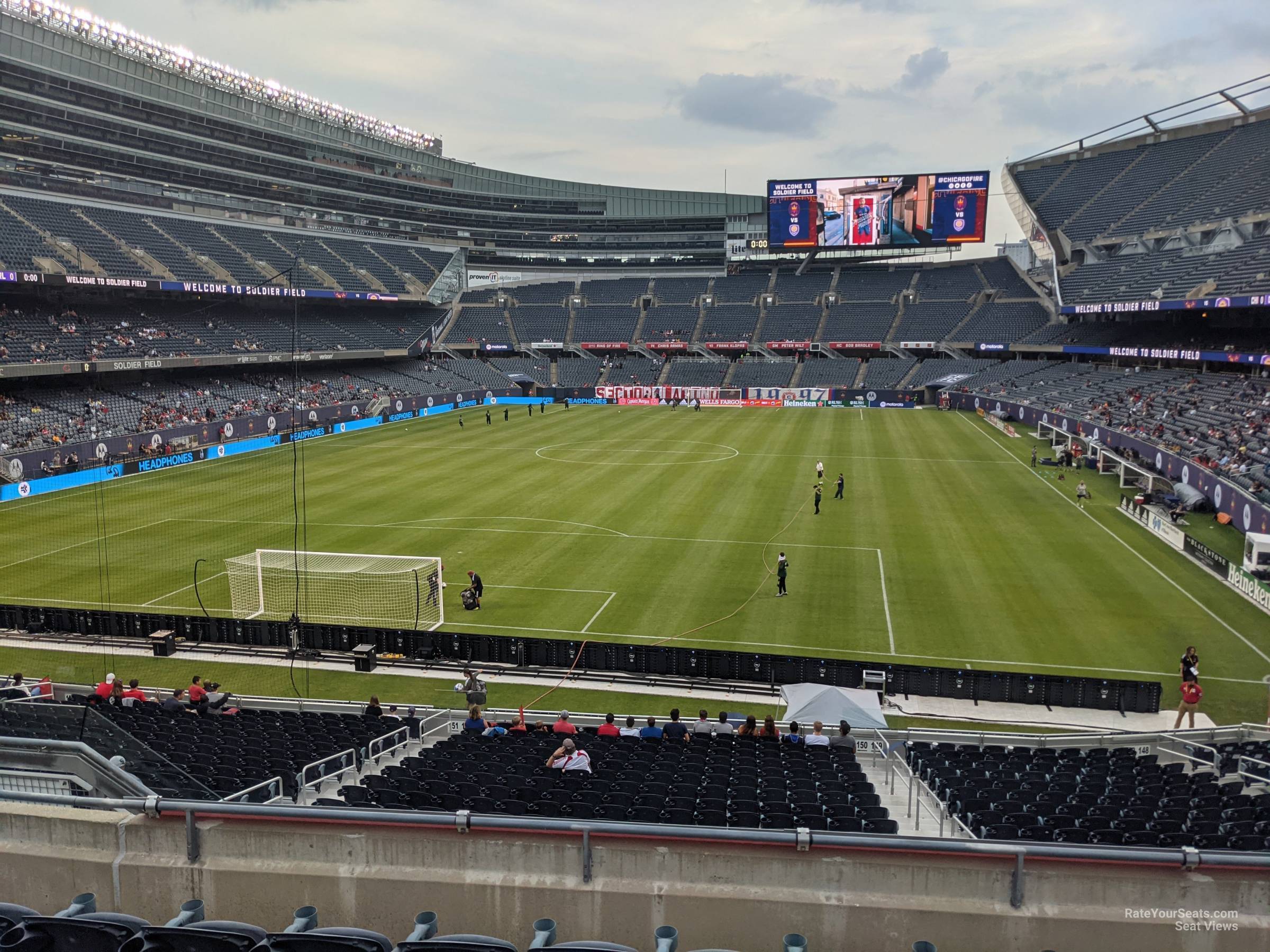 section 250, row 6 seat view  for soccer - soldier field