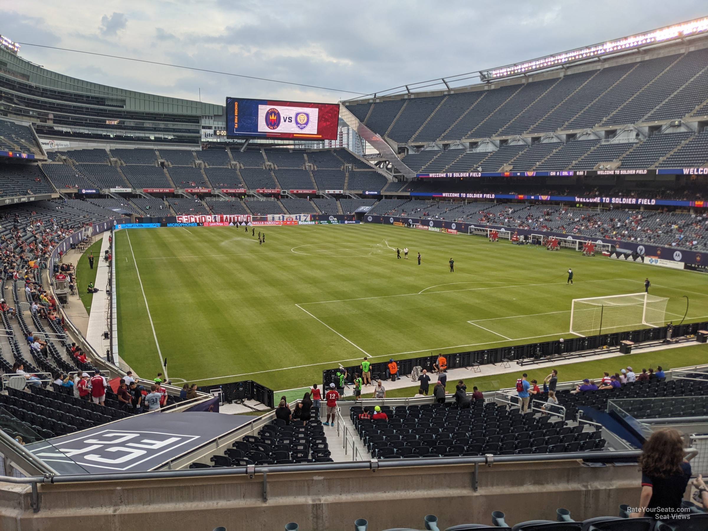 section 255, row 6 seat view  for soccer - soldier field