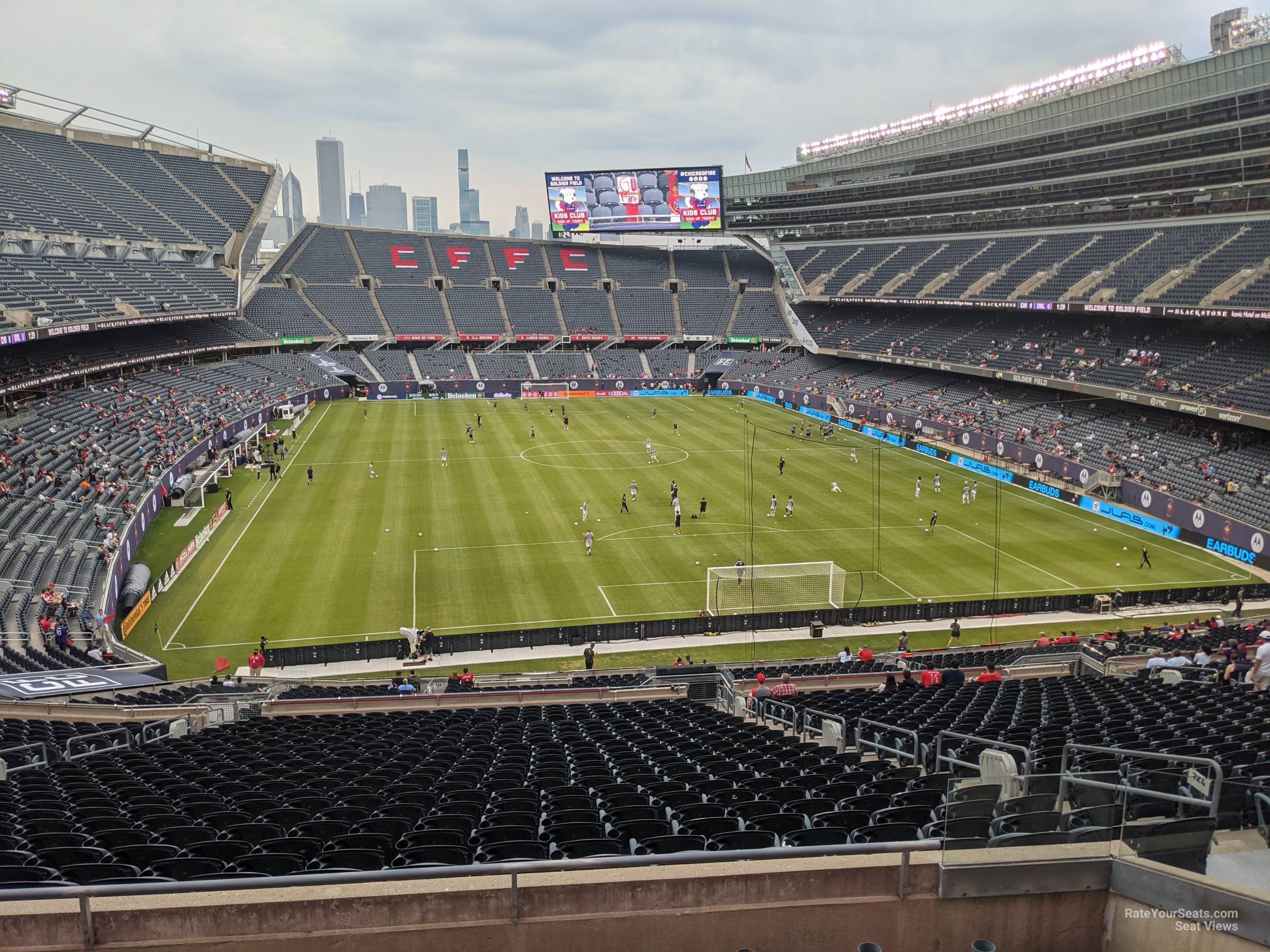 section 324, row 6 seat view  for soccer - soldier field