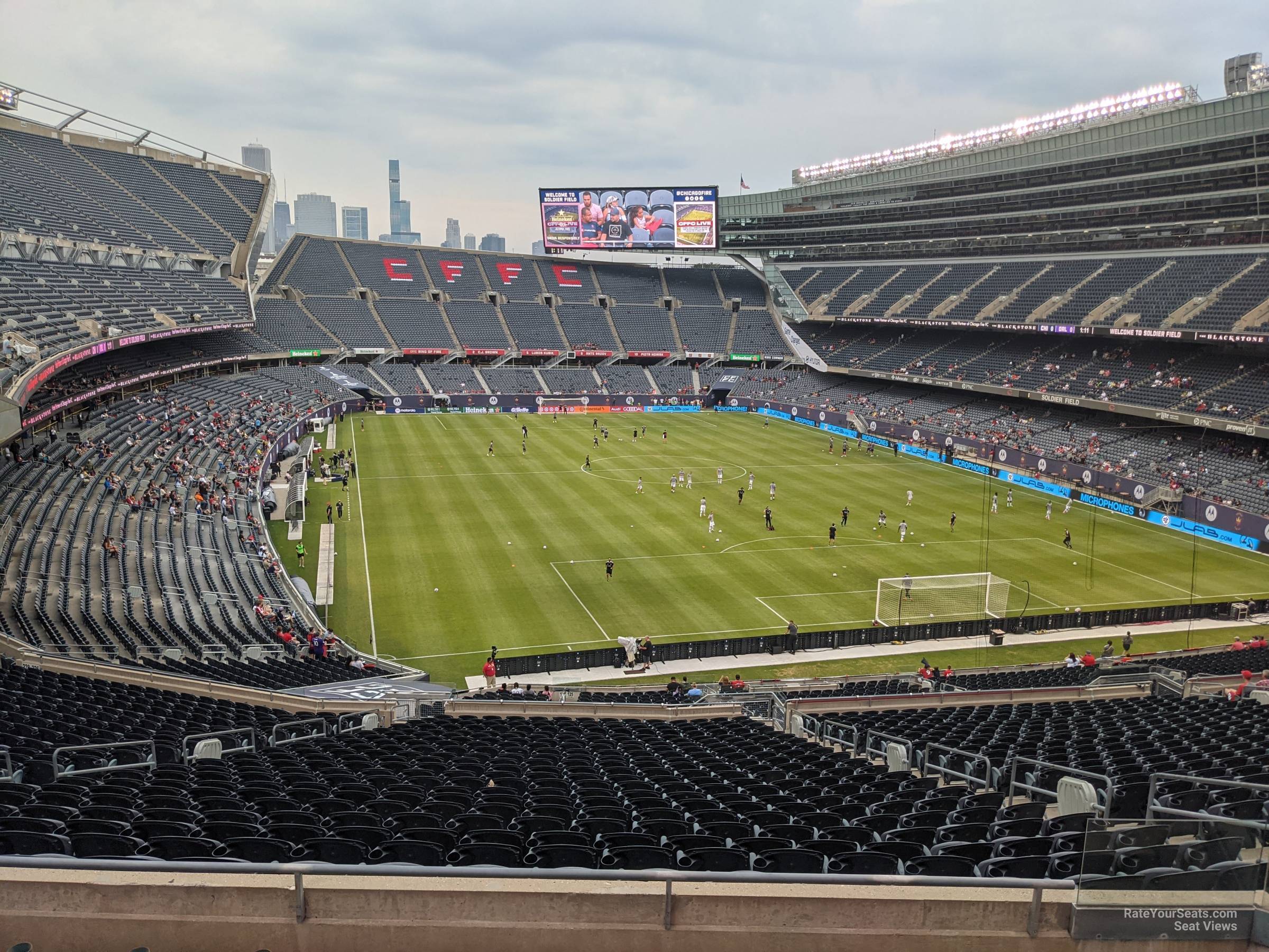 section 325, row 6 seat view  for soccer - soldier field