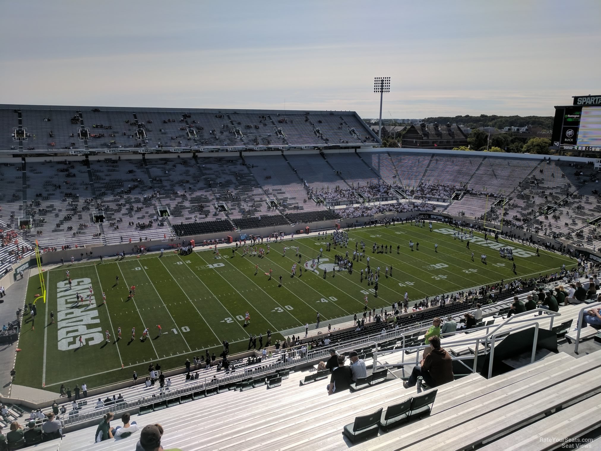 section 126, row 28 seat view  - spartan stadium