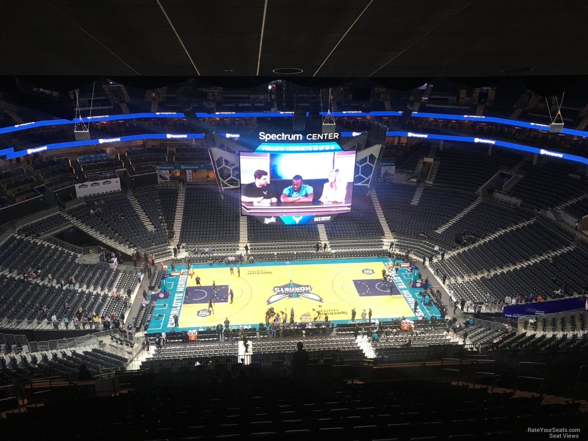 section 209, row x seat view  for basketball - spectrum center