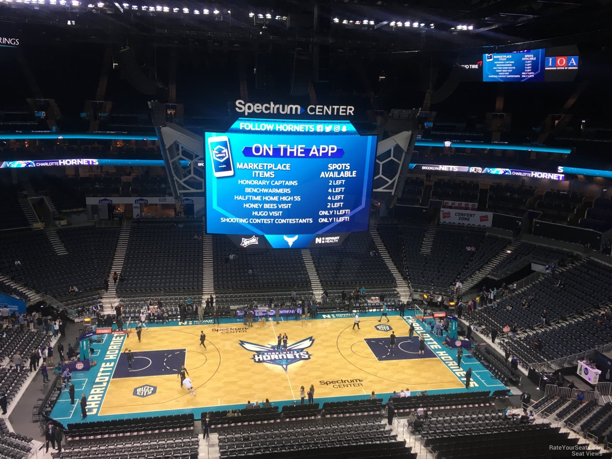 Charlotte Hornets Interactive Seating Chart