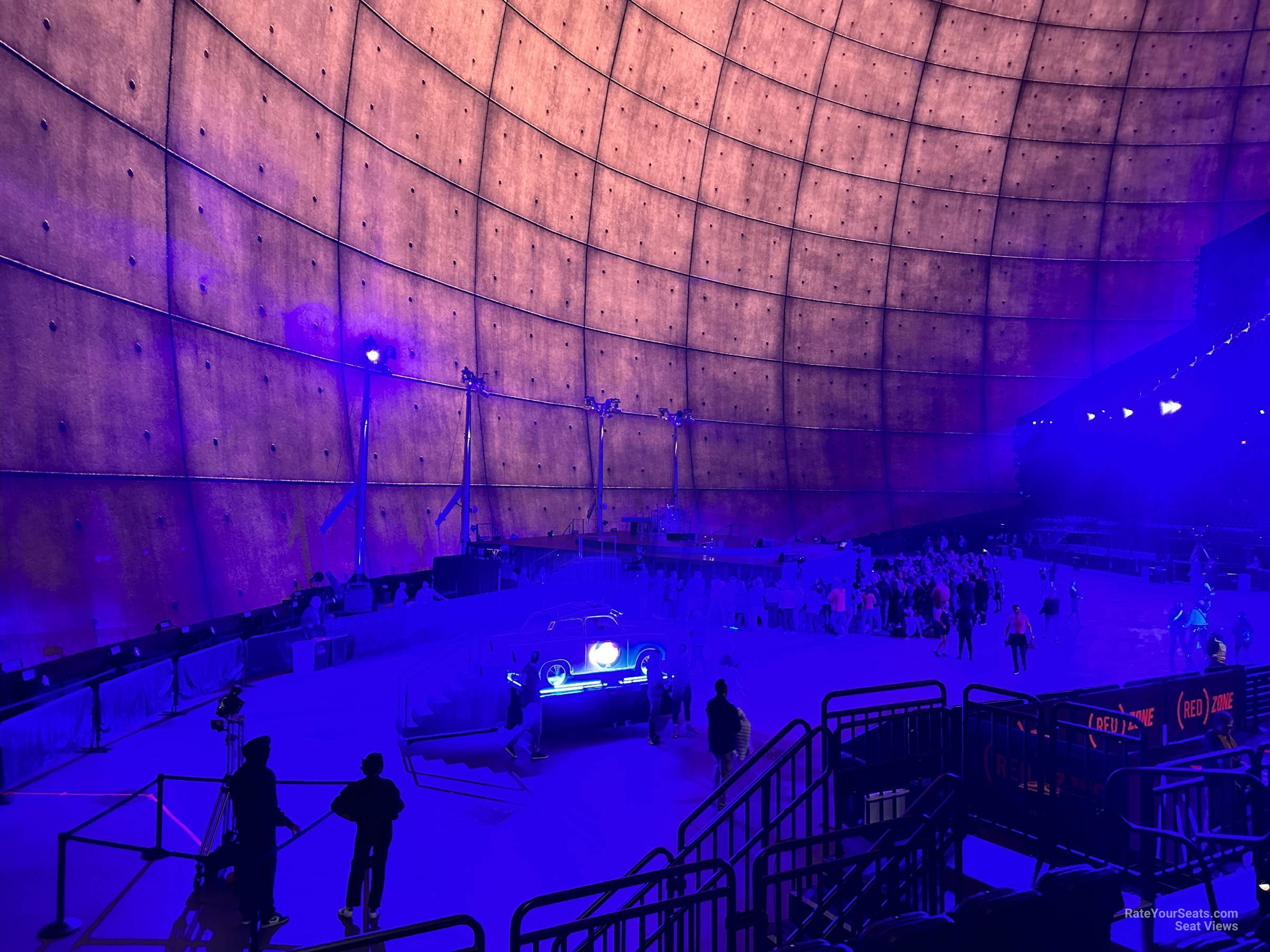 section 101, row 16 seat view  - the sphere