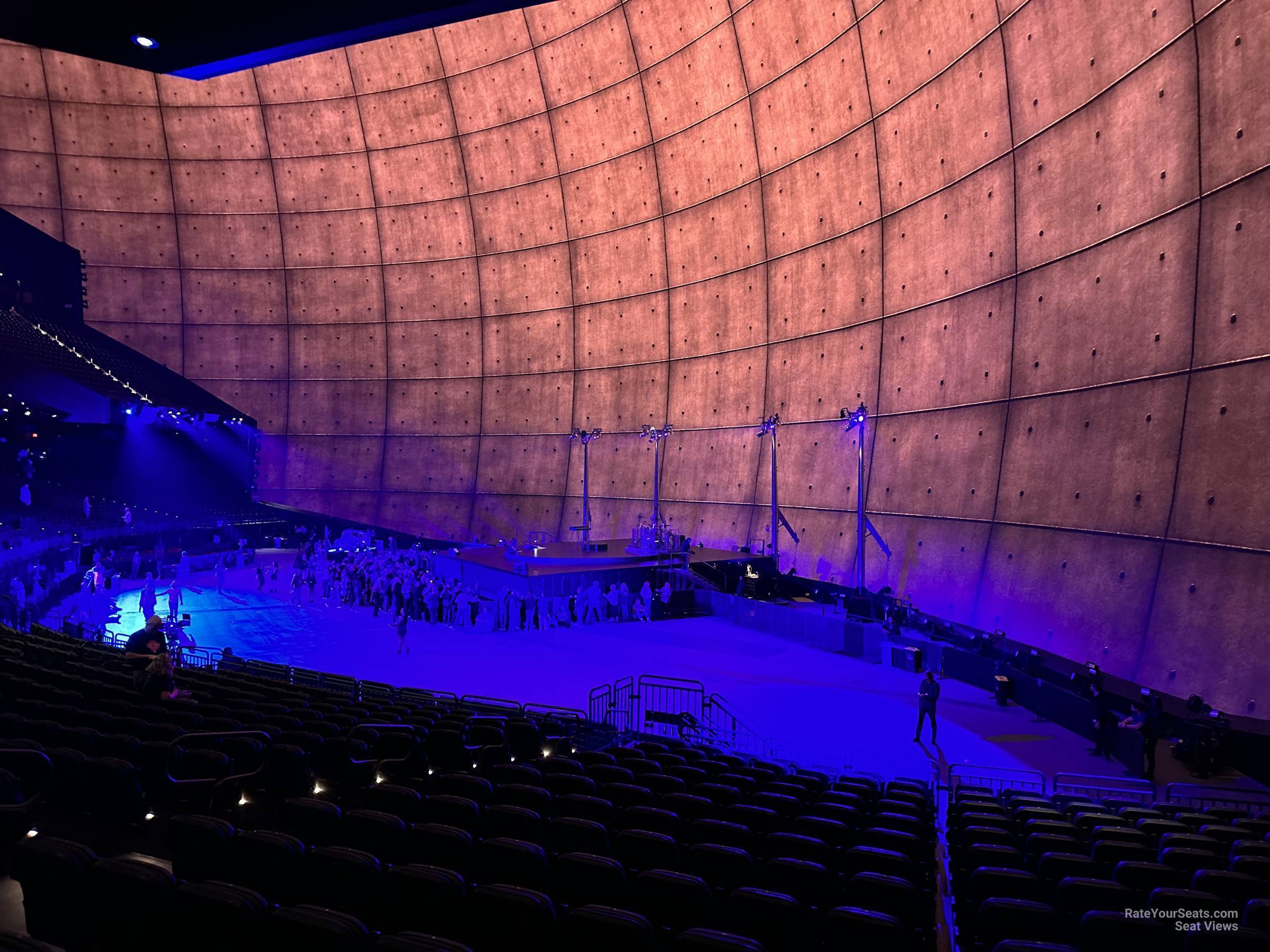 section 110, row 26 seat view  - the sphere