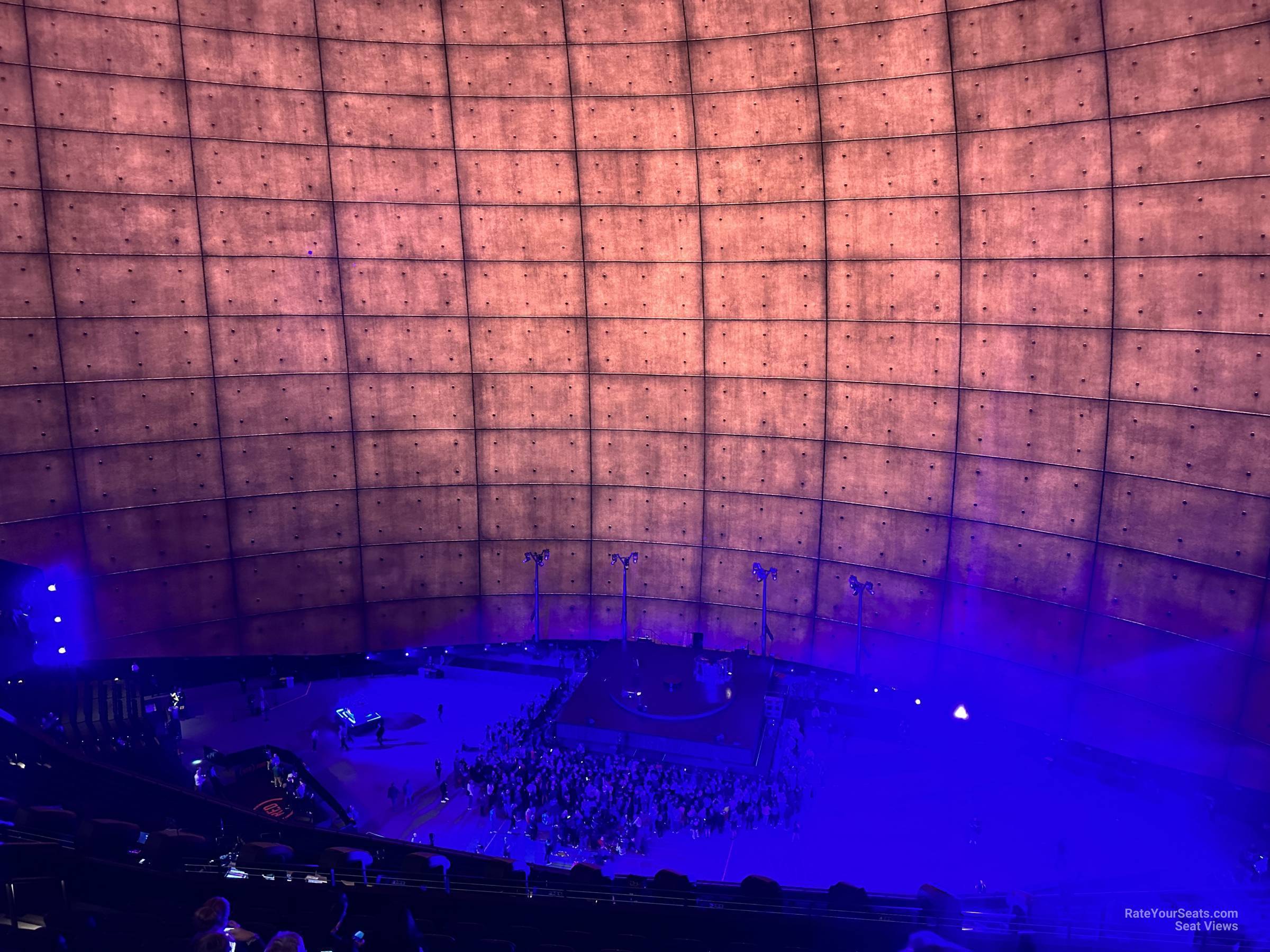 section 307, row 15 seat view  - the sphere