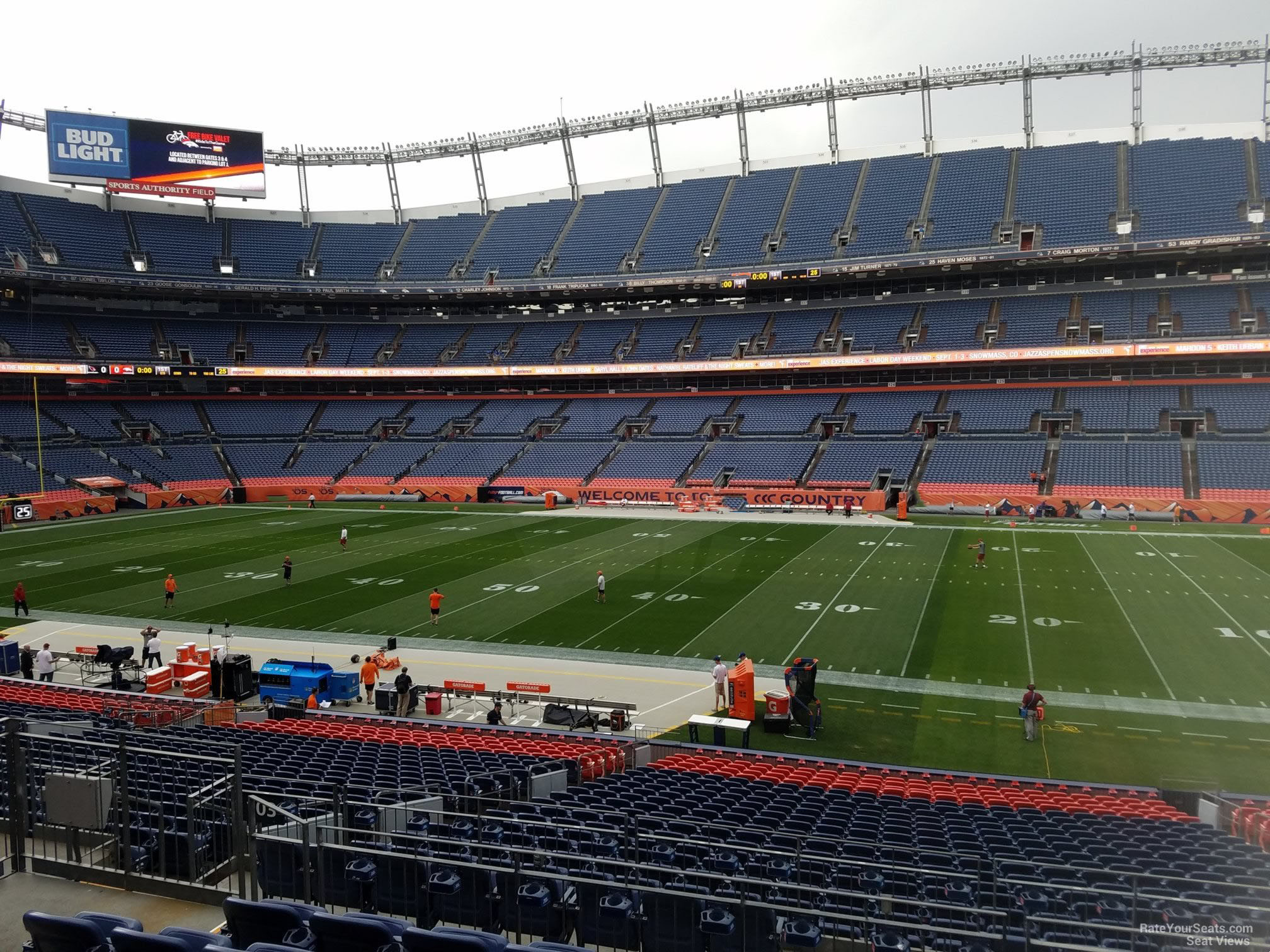 section 103, row 30 seat view  - empower field (at mile high)