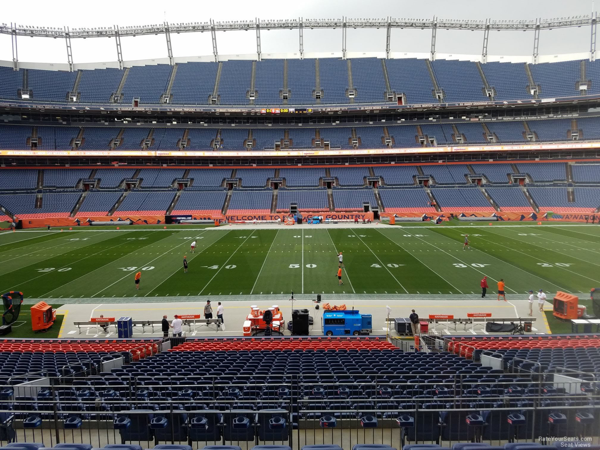 section 105, row 30 seat view  - empower field (at mile high)