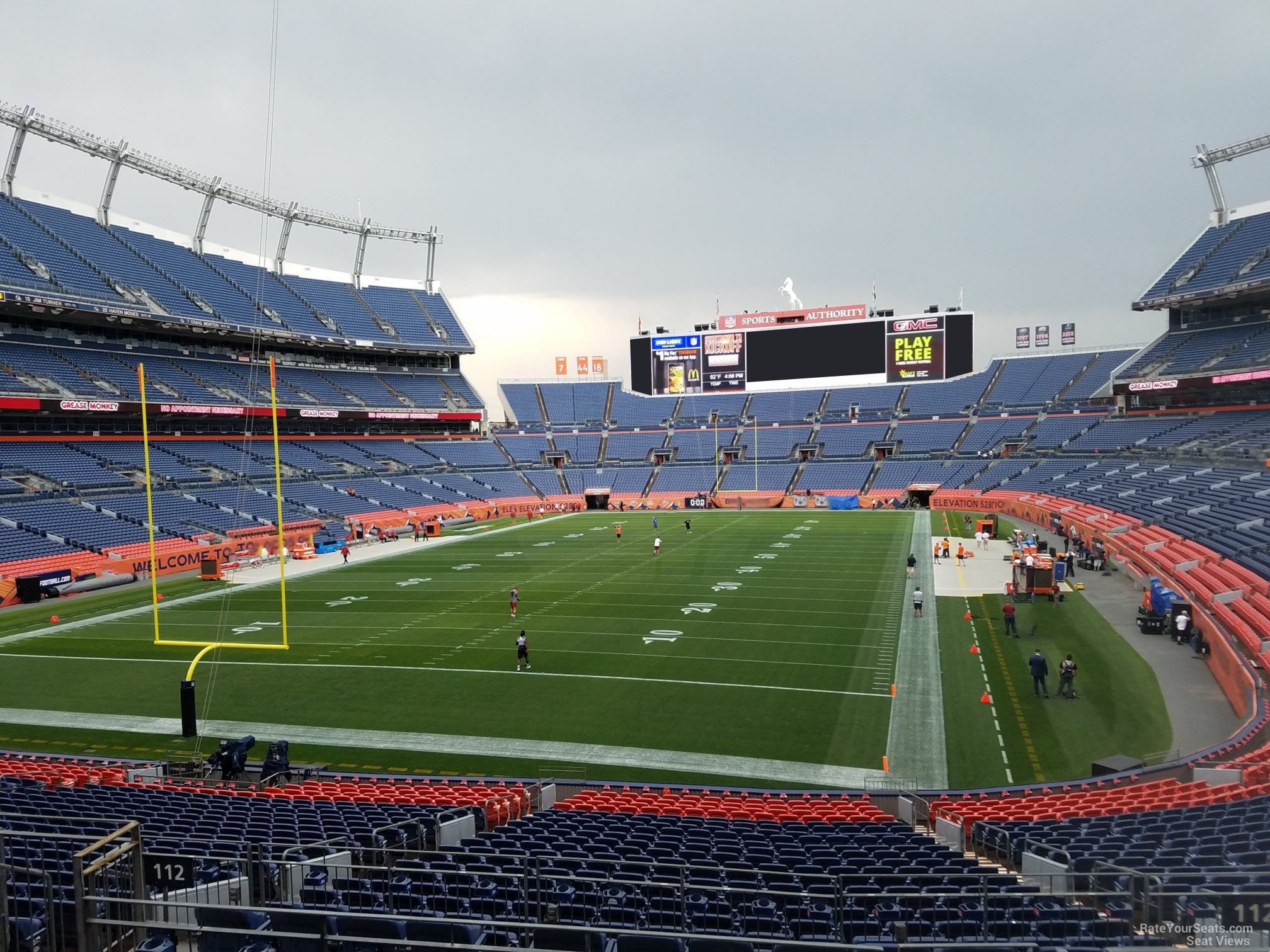 section 112, row 30 seat view  - empower field (at mile high)