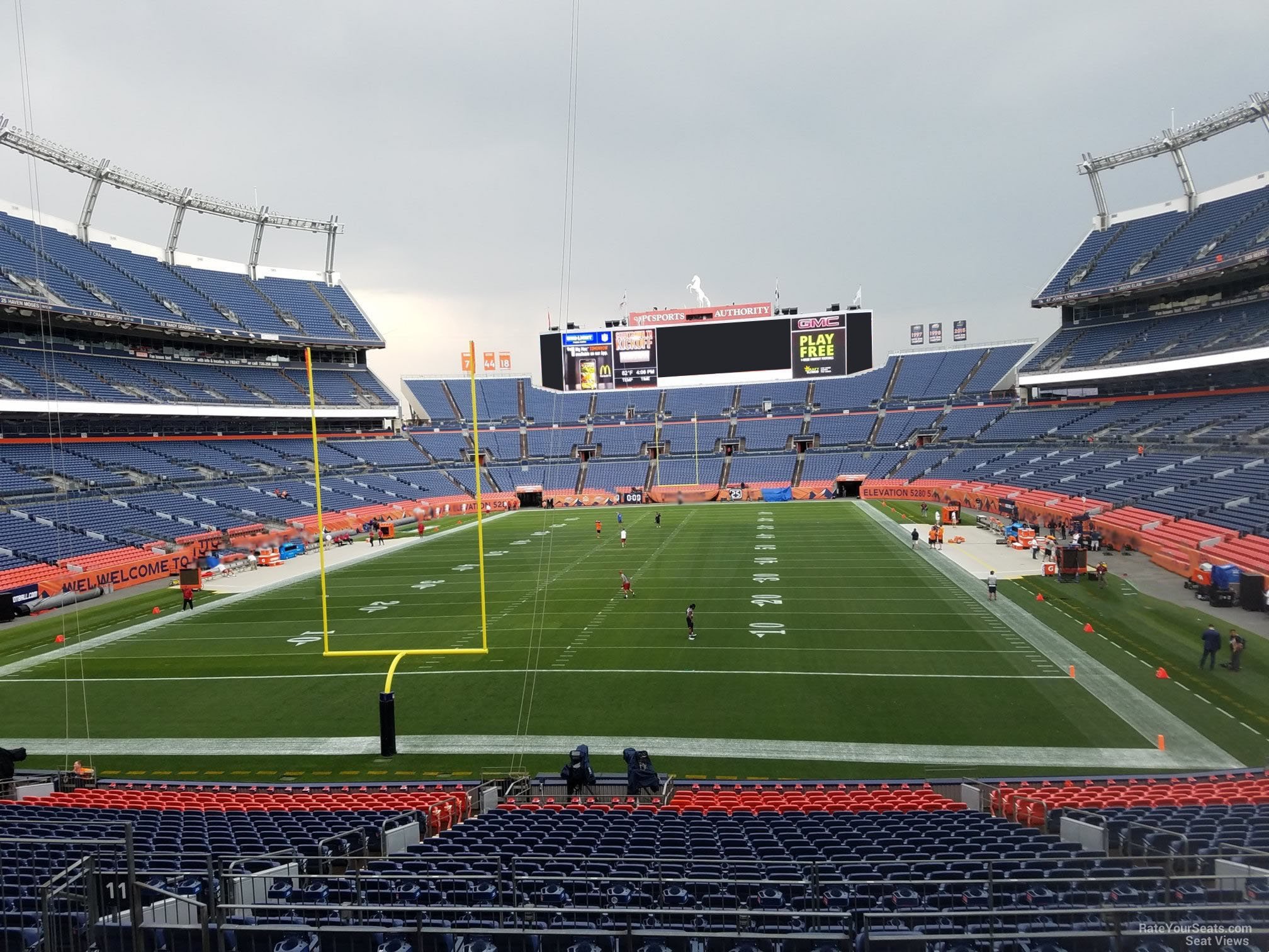 section 113, row 30 seat view  for football - empower field (at mile high)