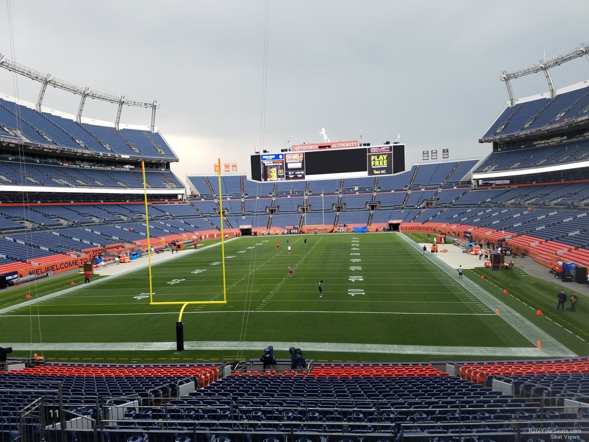 section 113, row 30 seat view  - empower field (at mile high)