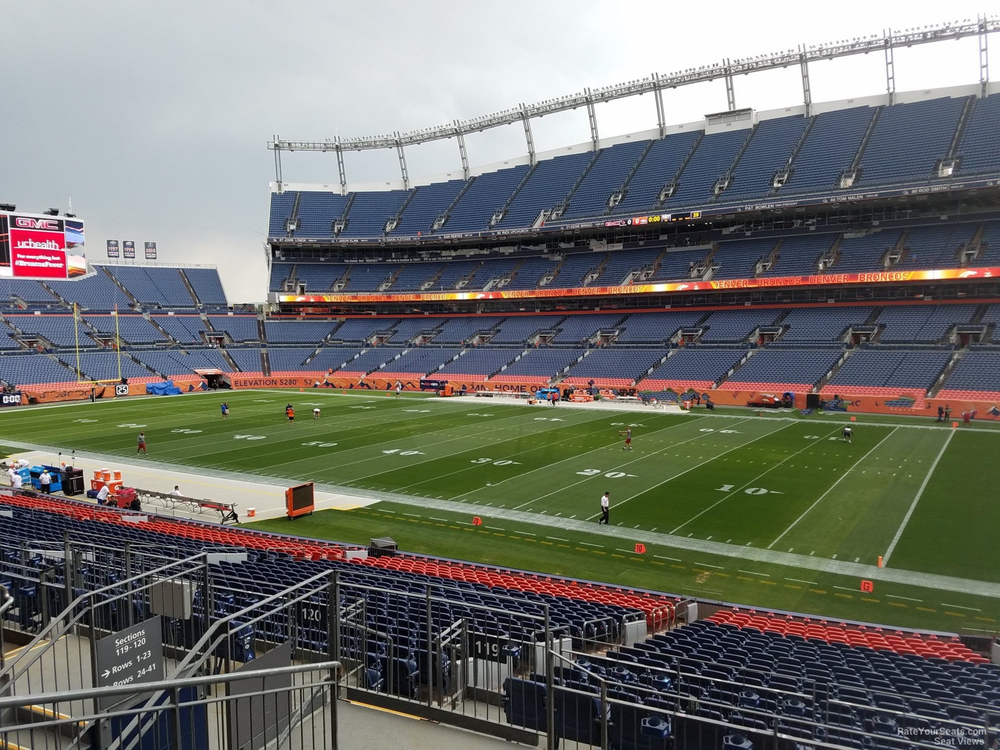 section 119, row 30 seat view  - empower field (at mile high)