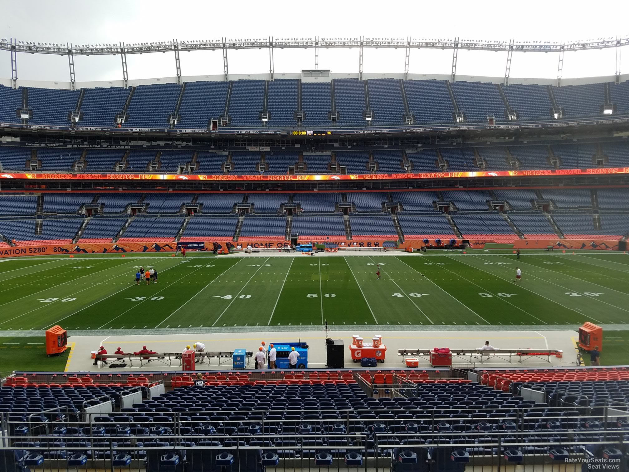 section 123, row 30 seat view  - empower field (at mile high)