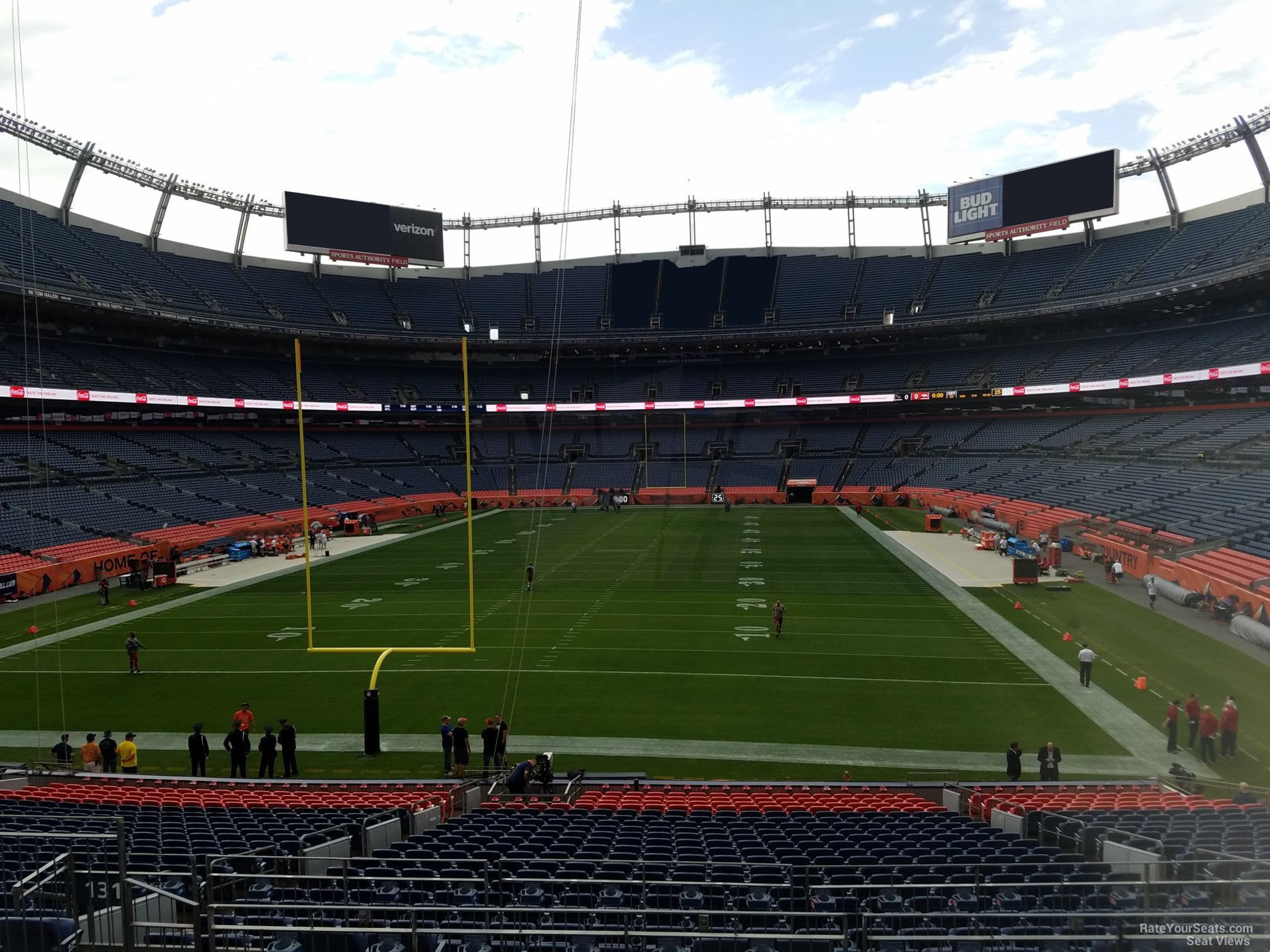 section 131, row 30 seat view  - empower field (at mile high)