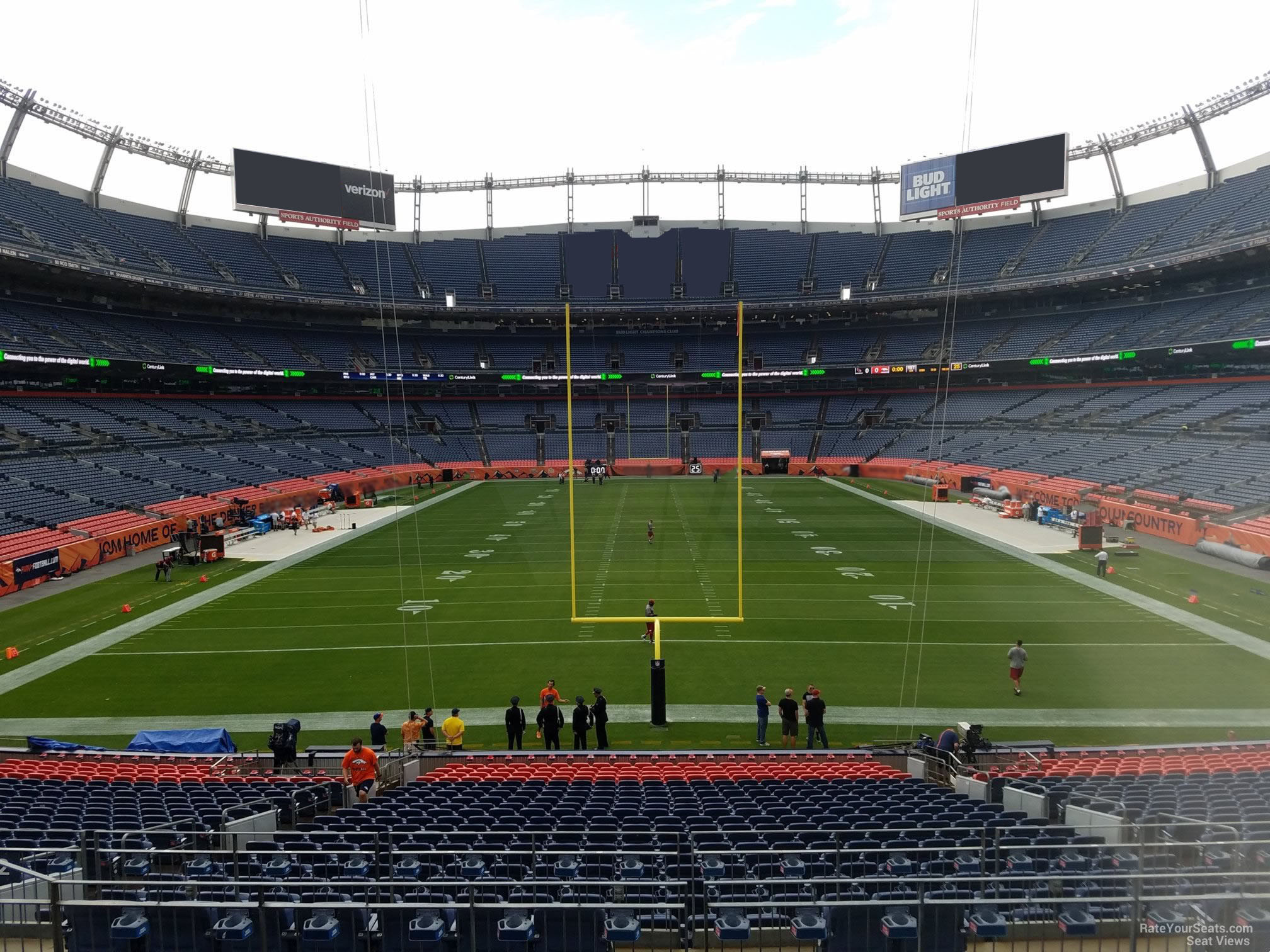 section 132, row 30 seat view  - empower field (at mile high)