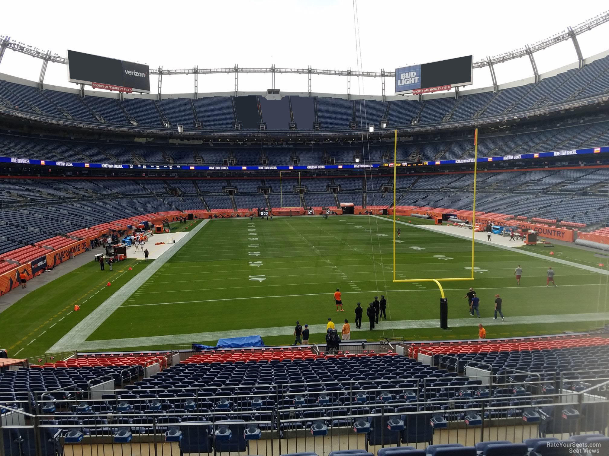 section 133, row 30 seat view  - empower field (at mile high)
