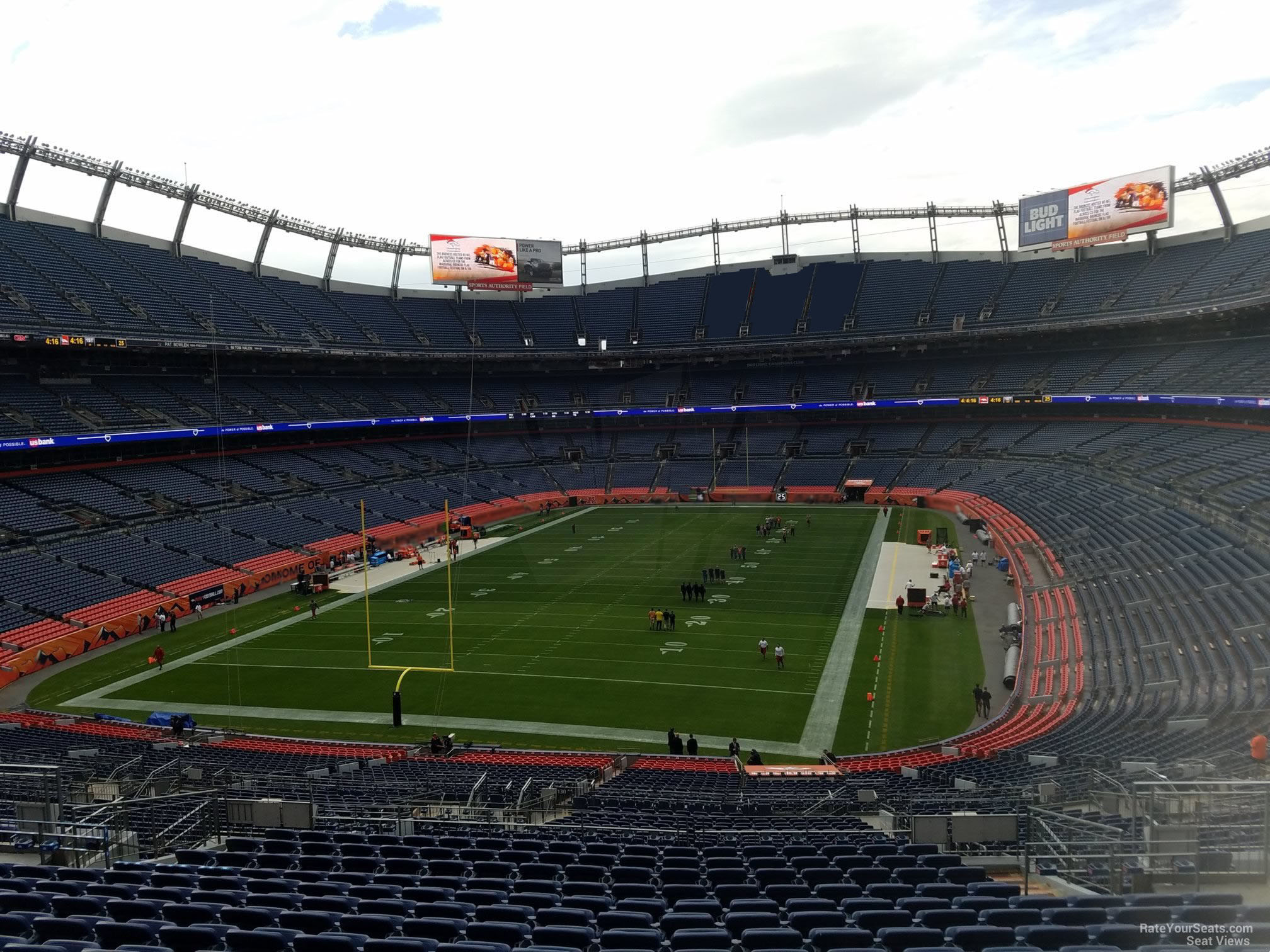 section 230, row 16 seat view  - empower field (at mile high)