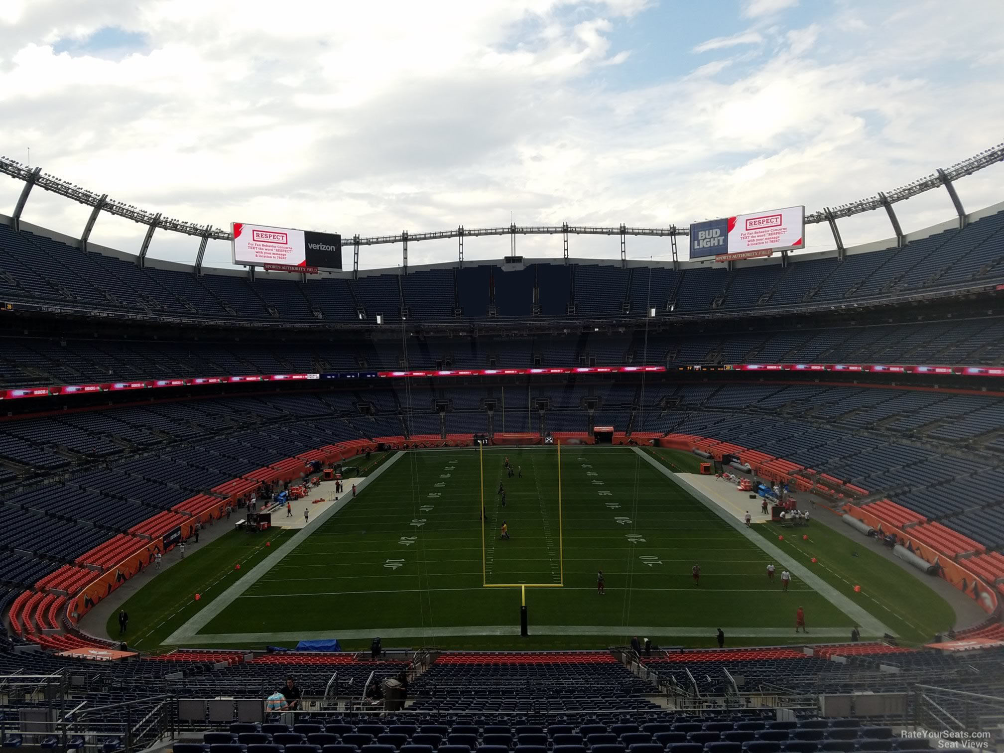 Denver Broncos Seating Chart View Two Birds Home