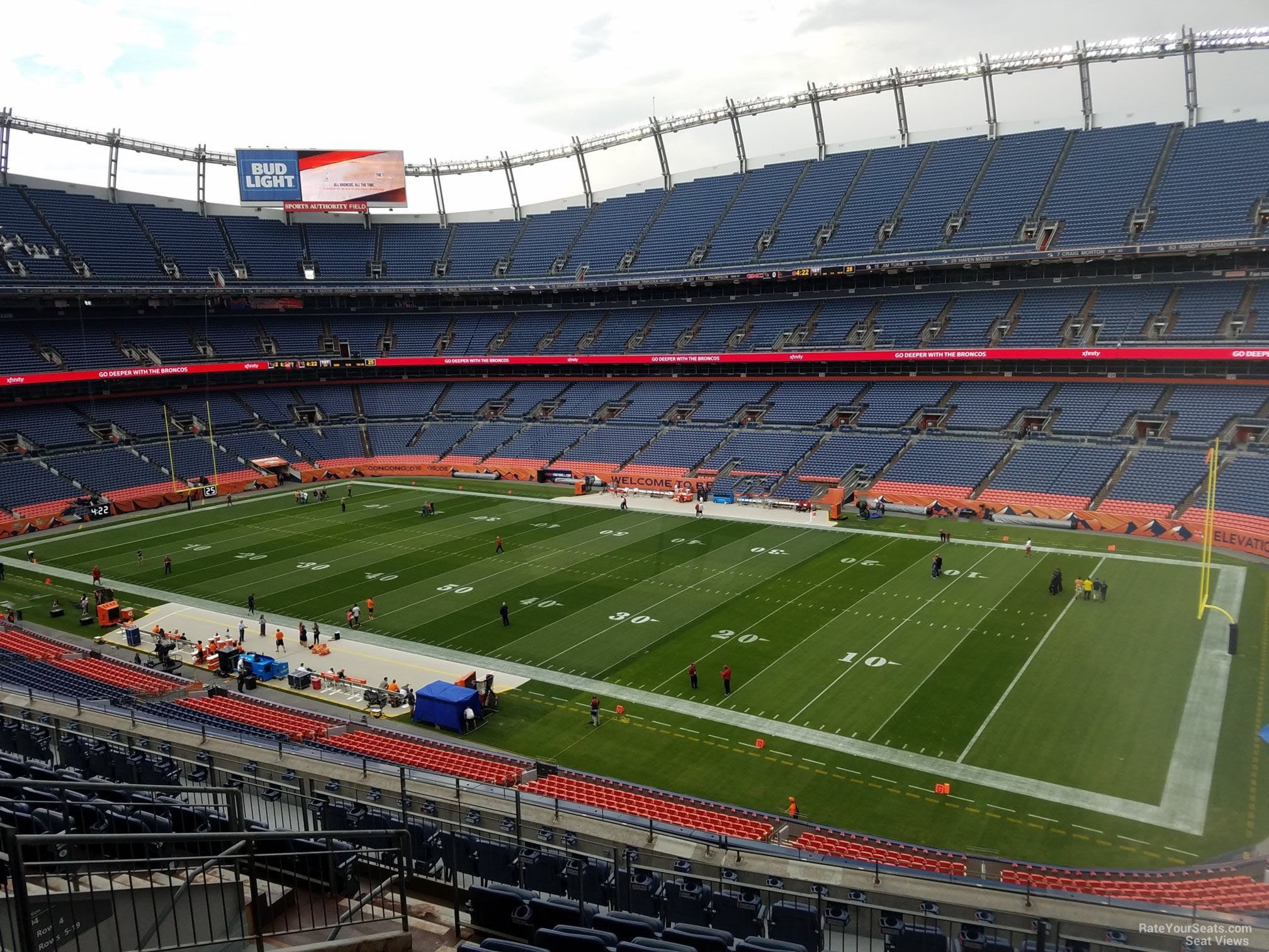section 303, row 12 seat view  for football - empower field (at mile high)