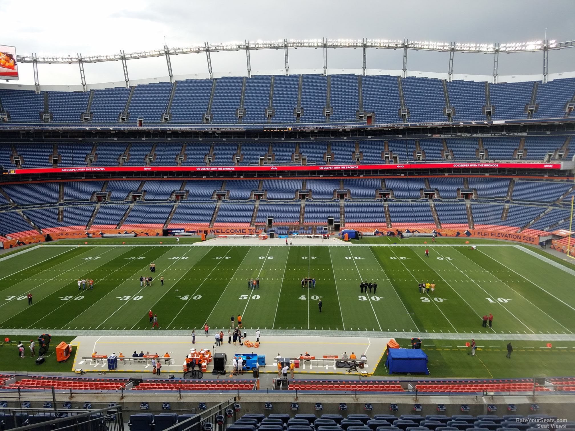 club seats mile high stadium