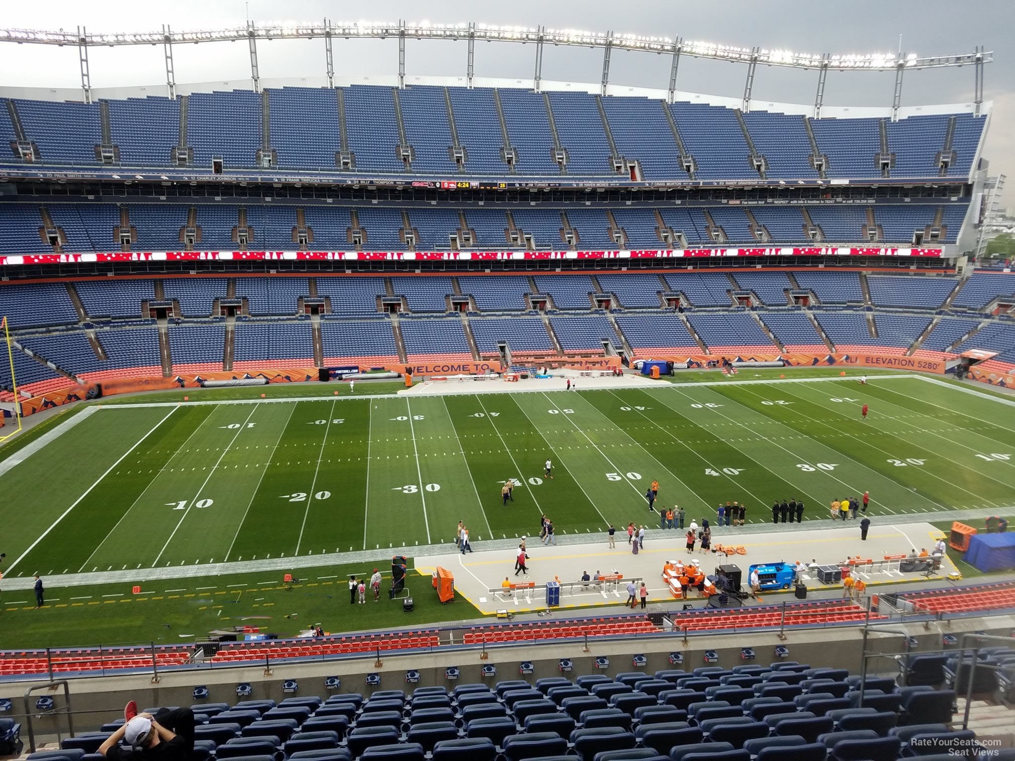 section 311, row 12 seat view  for football - empower field (at mile high)