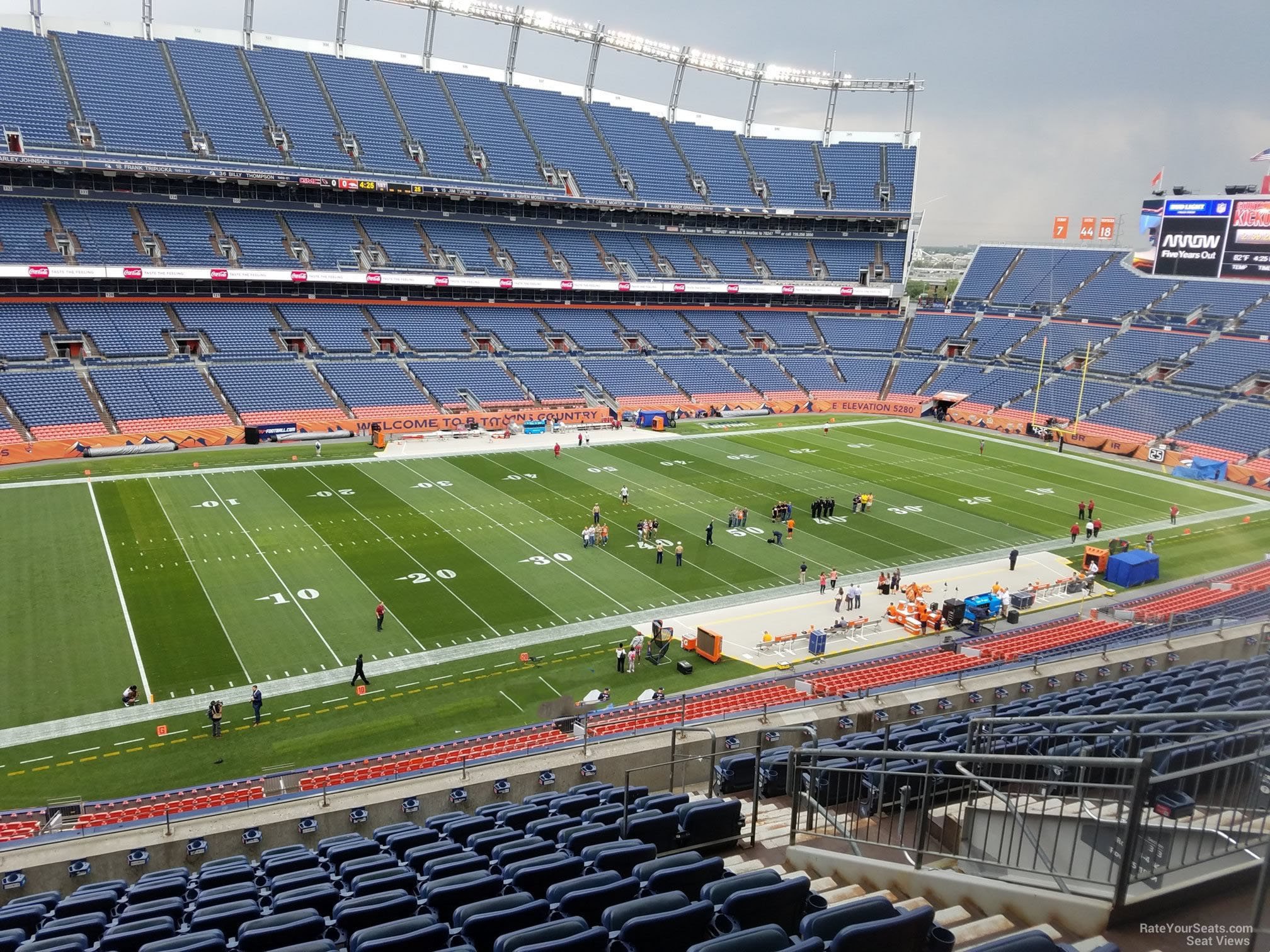 section 314, row 12 seat view  for football - empower field (at mile high)