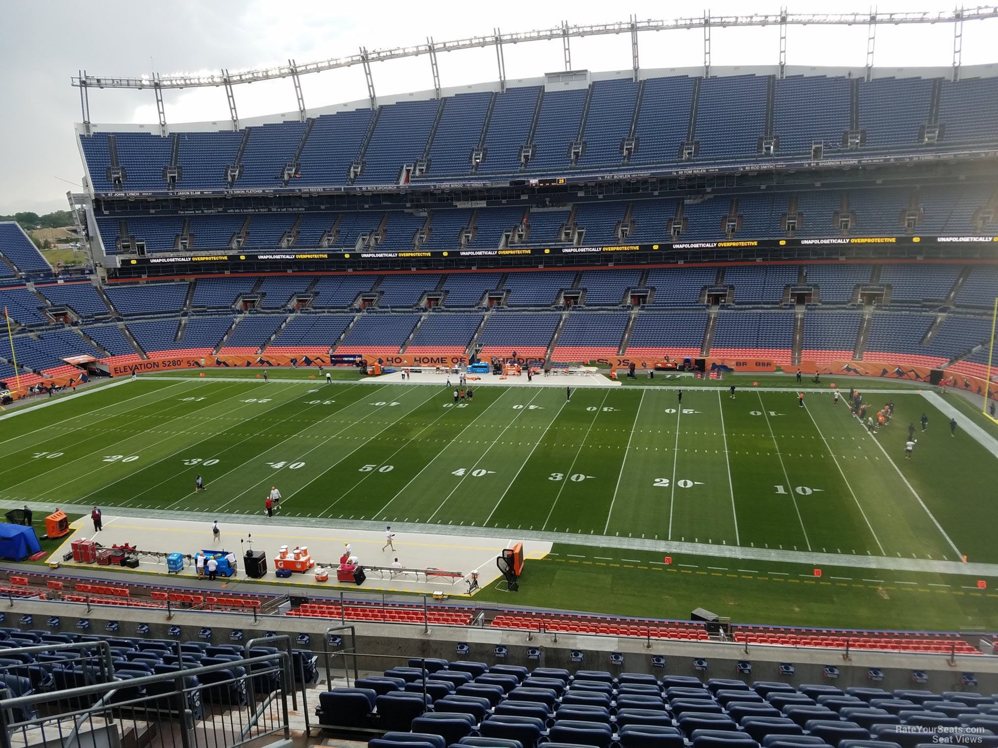 section 334, row 12 seat view  for football - empower field (at mile high)