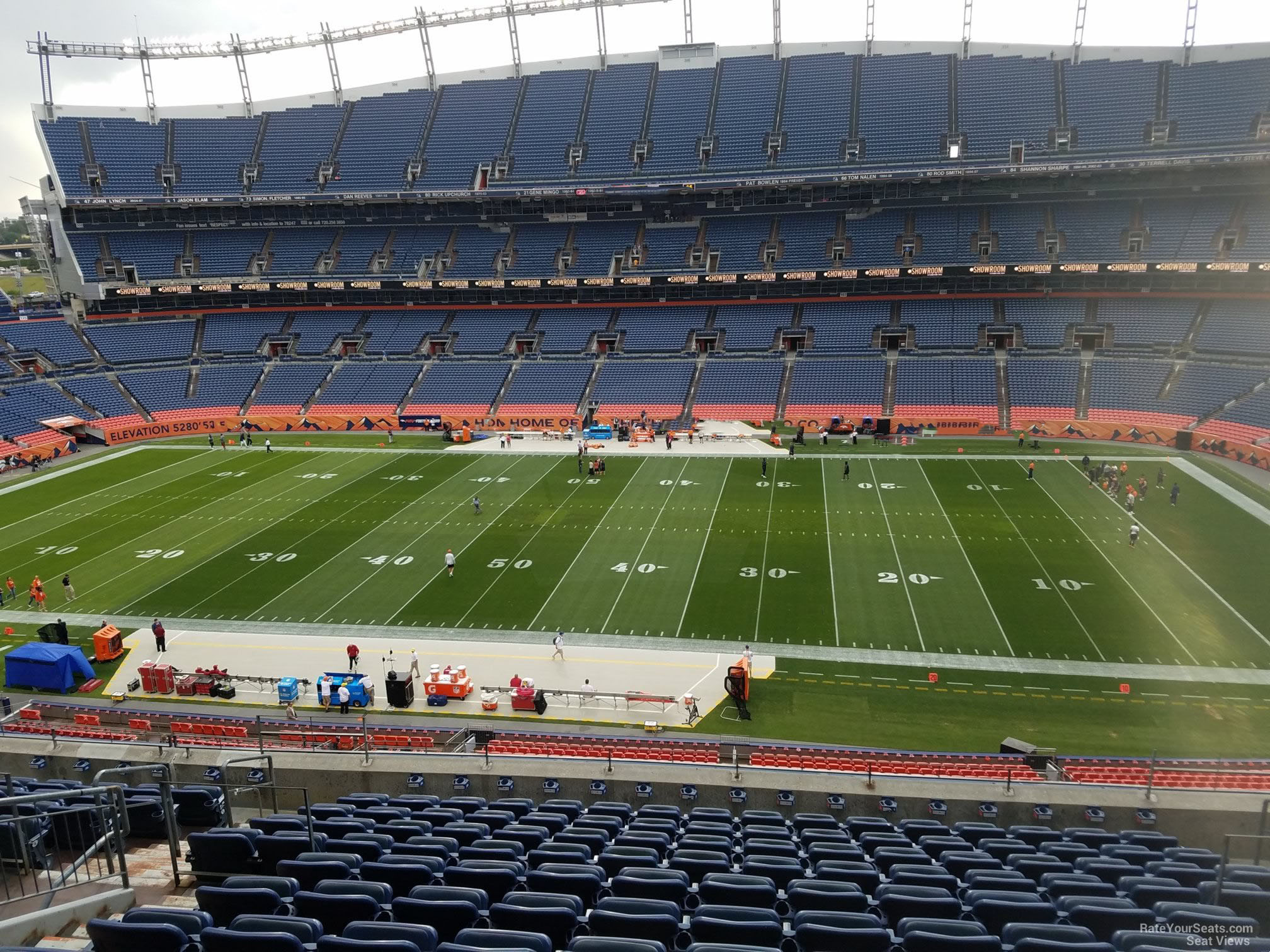 section 335, row 12 seat view  - empower field (at mile high)