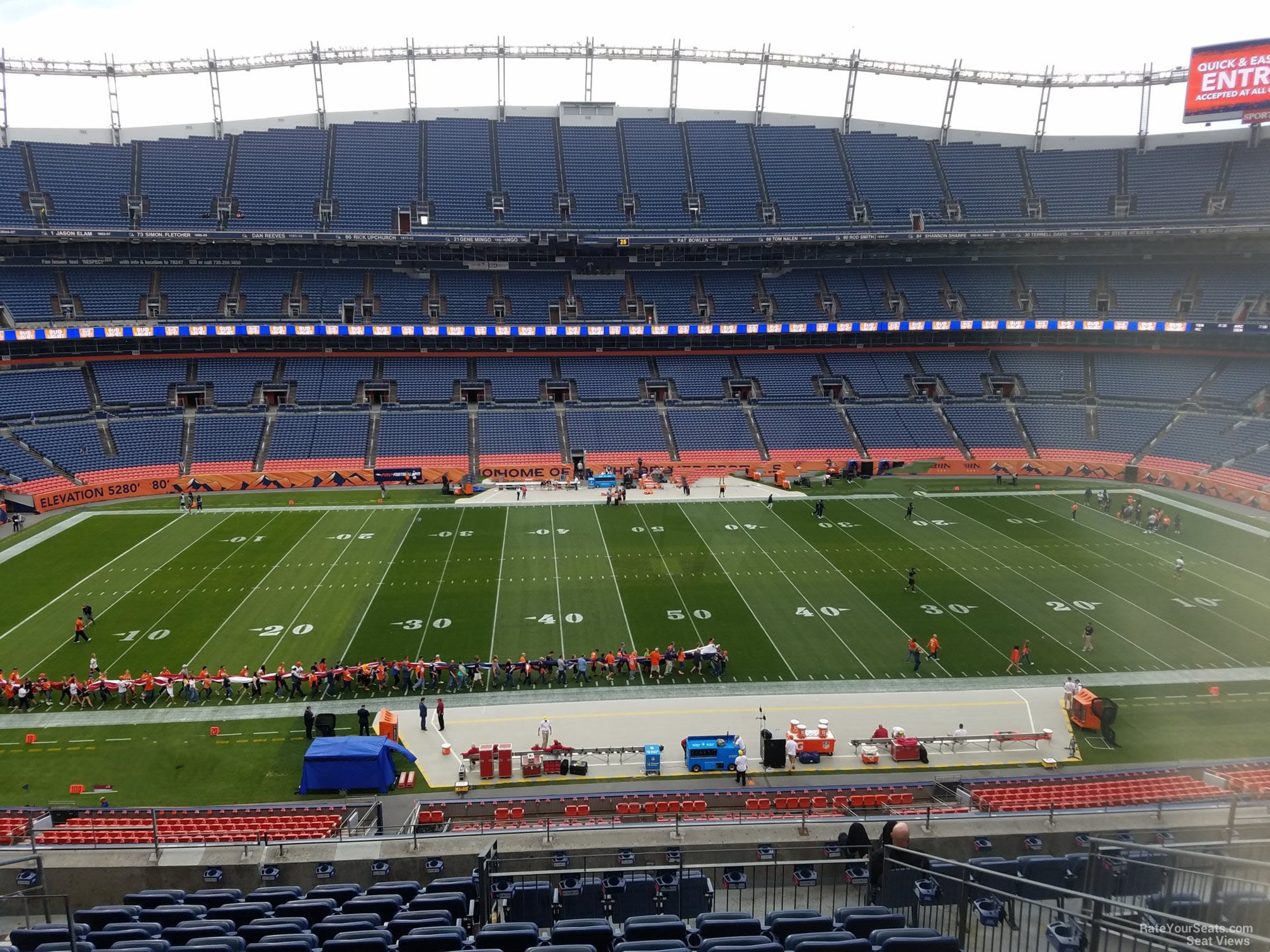 section 338, row 12 seat view  for football - empower field (at mile high)