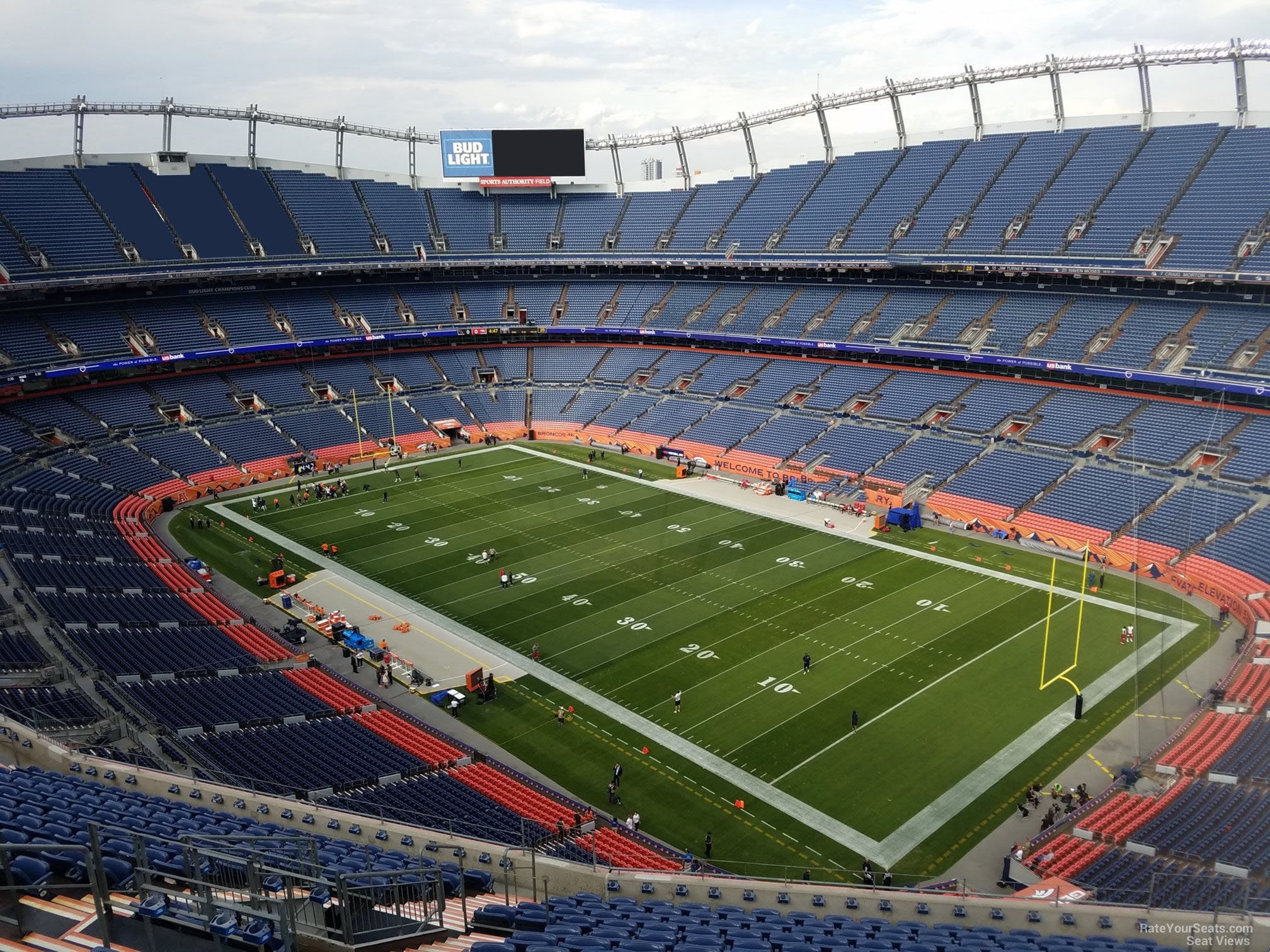 section 501, row 16 seat view  - empower field (at mile high)