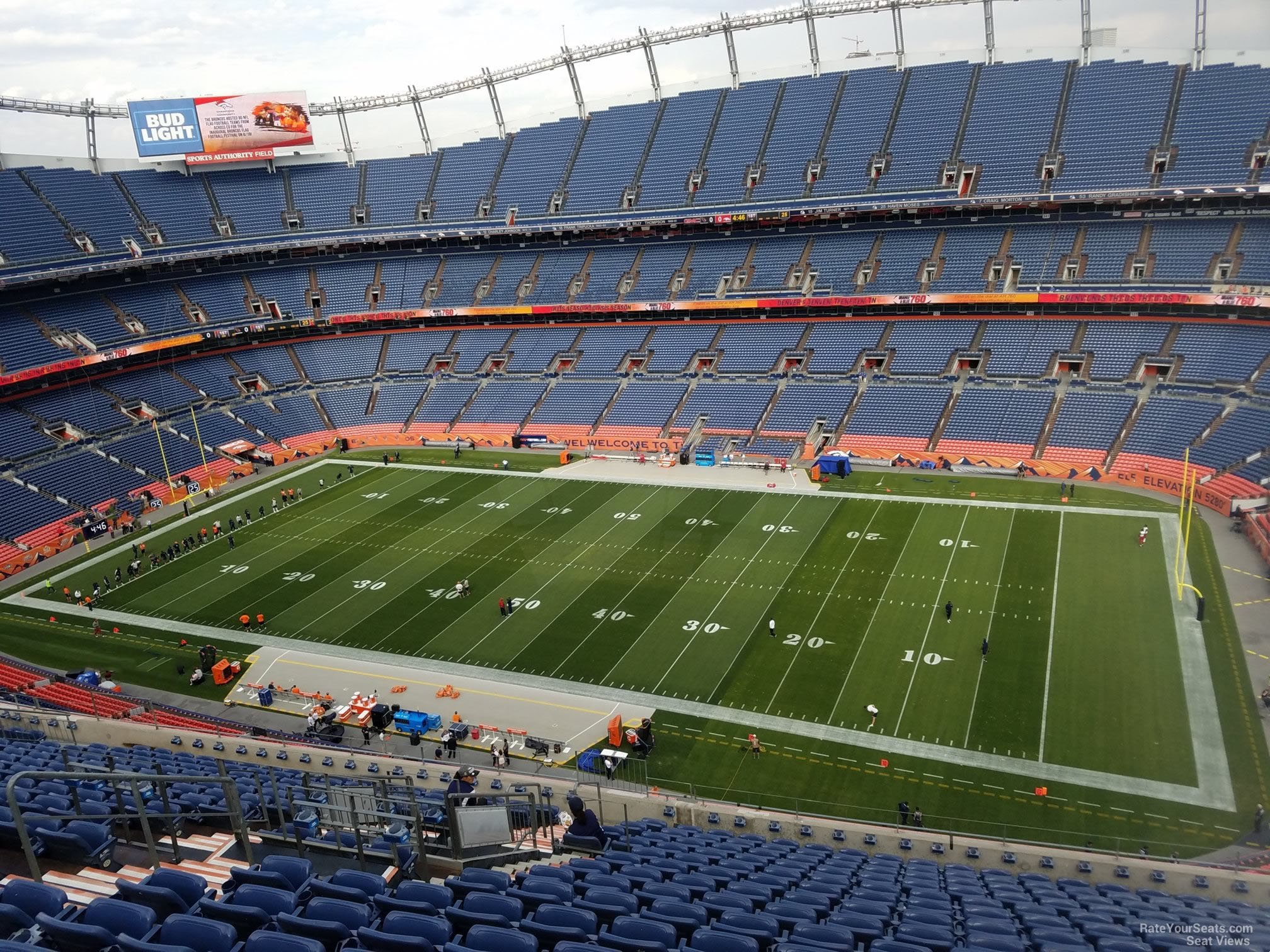 section 504, row 16 seat view  - empower field (at mile high)