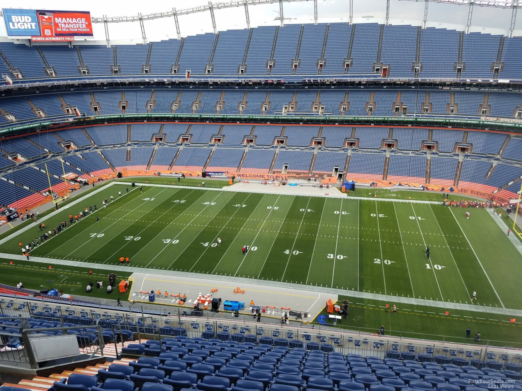 section 506, row 16 seat view  - empower field (at mile high)