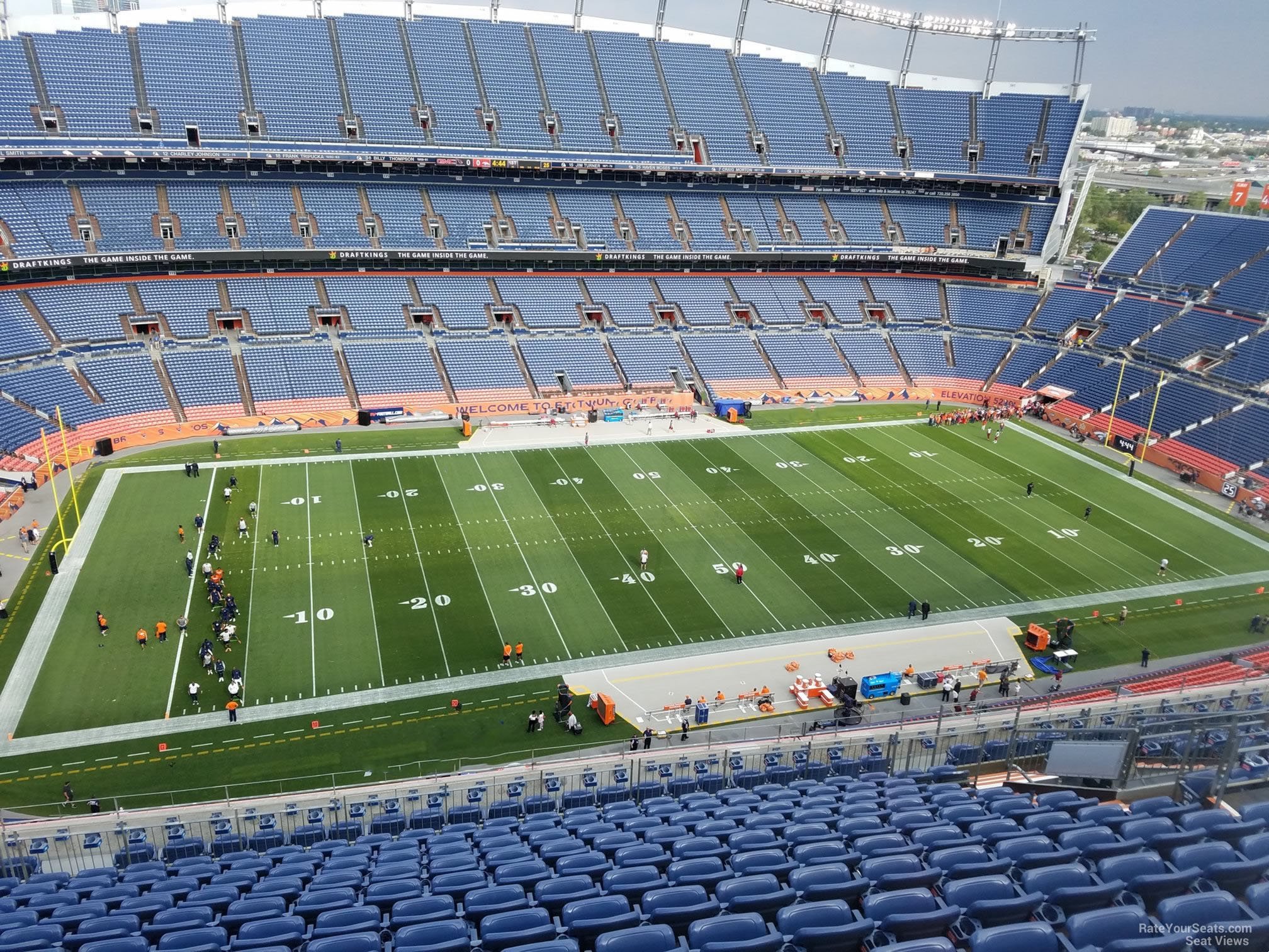 section 511, row 16 seat view  - empower field (at mile high)