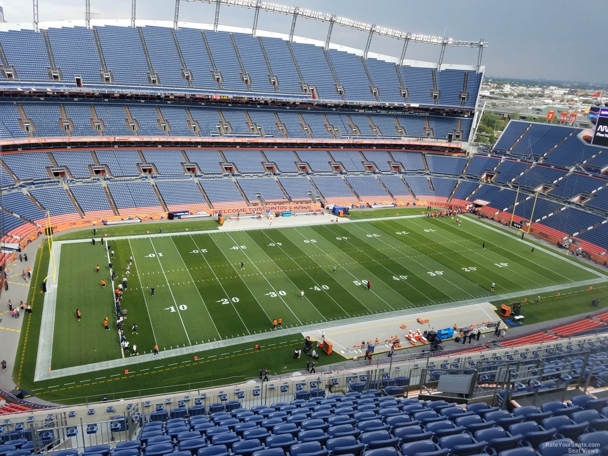 section 512, row 16 seat view  - empower field (at mile high)