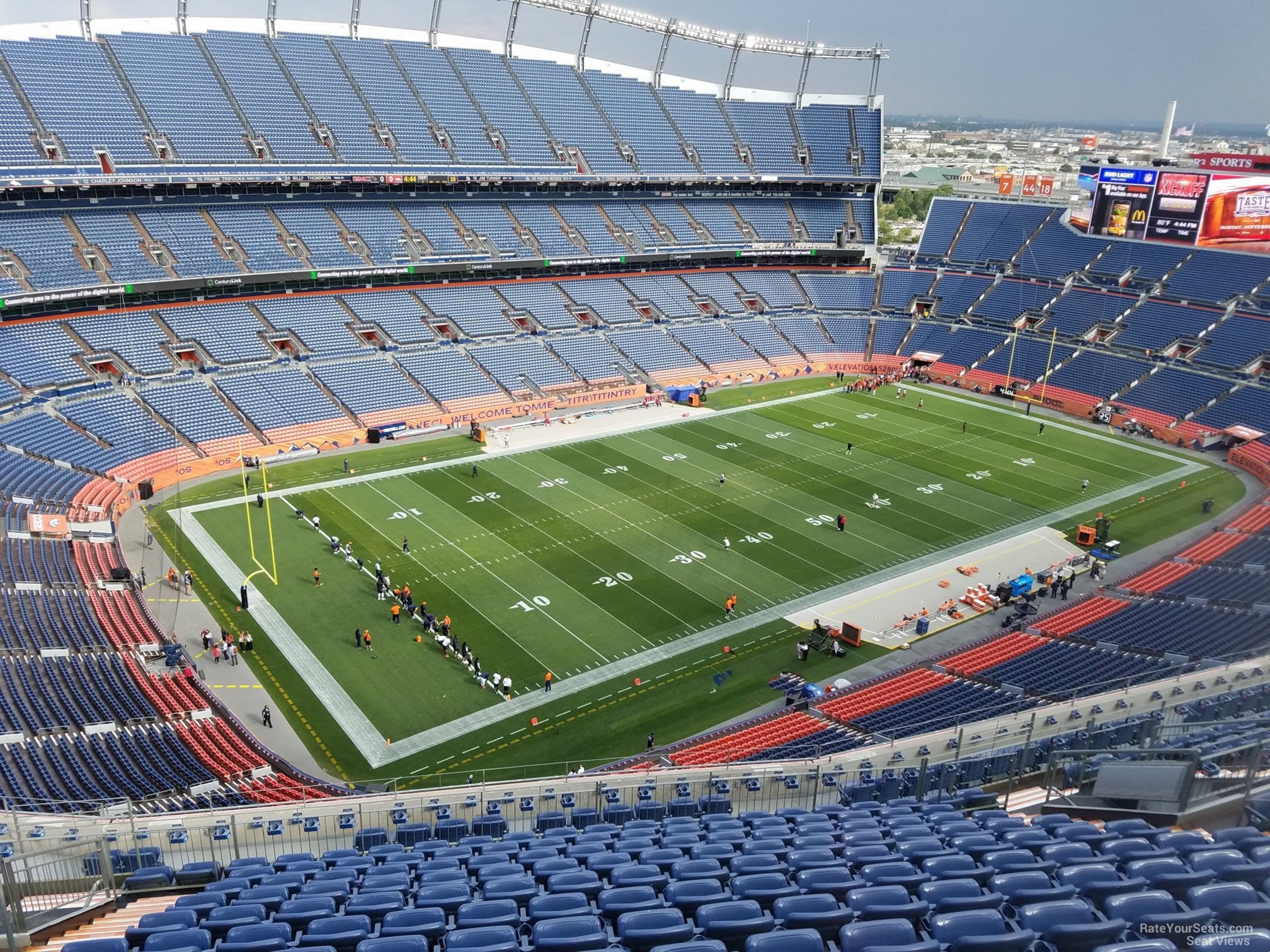 section 514, row 16 seat view  for football - empower field (at mile high)