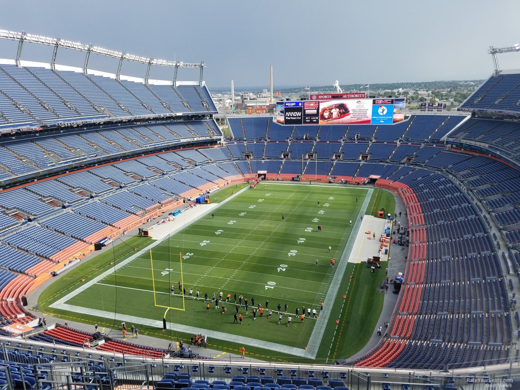 section 518, row 16 seat view  for football - empower field (at mile high)