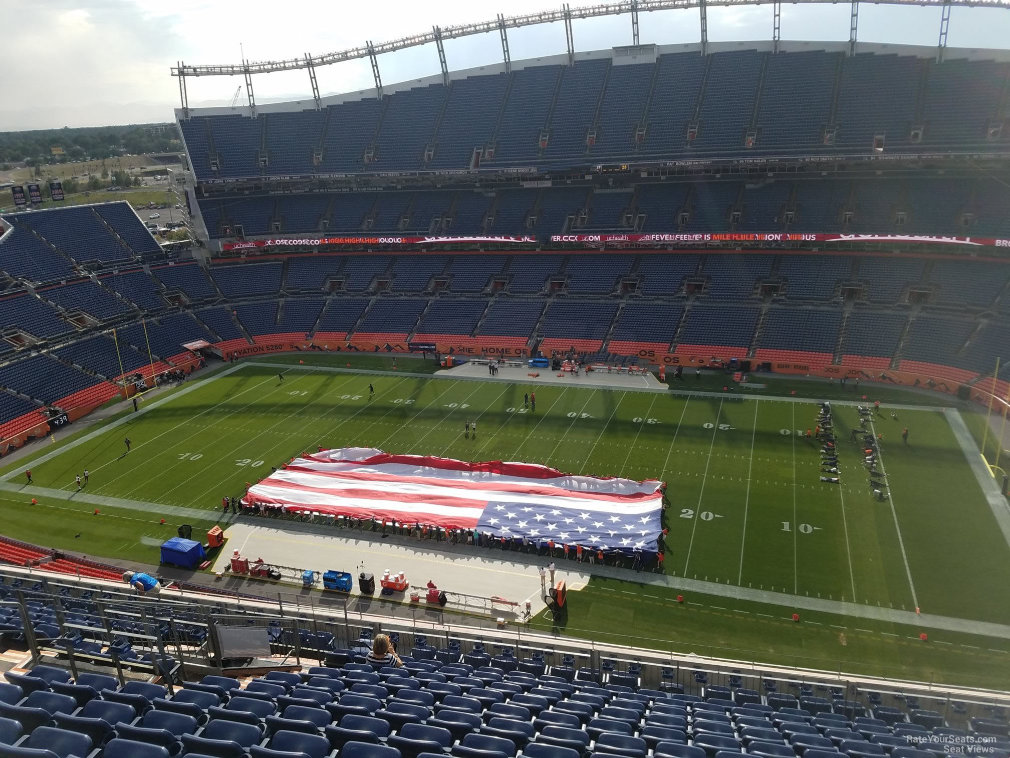 section 531, row 16 seat view  for football - empower field (at mile high)