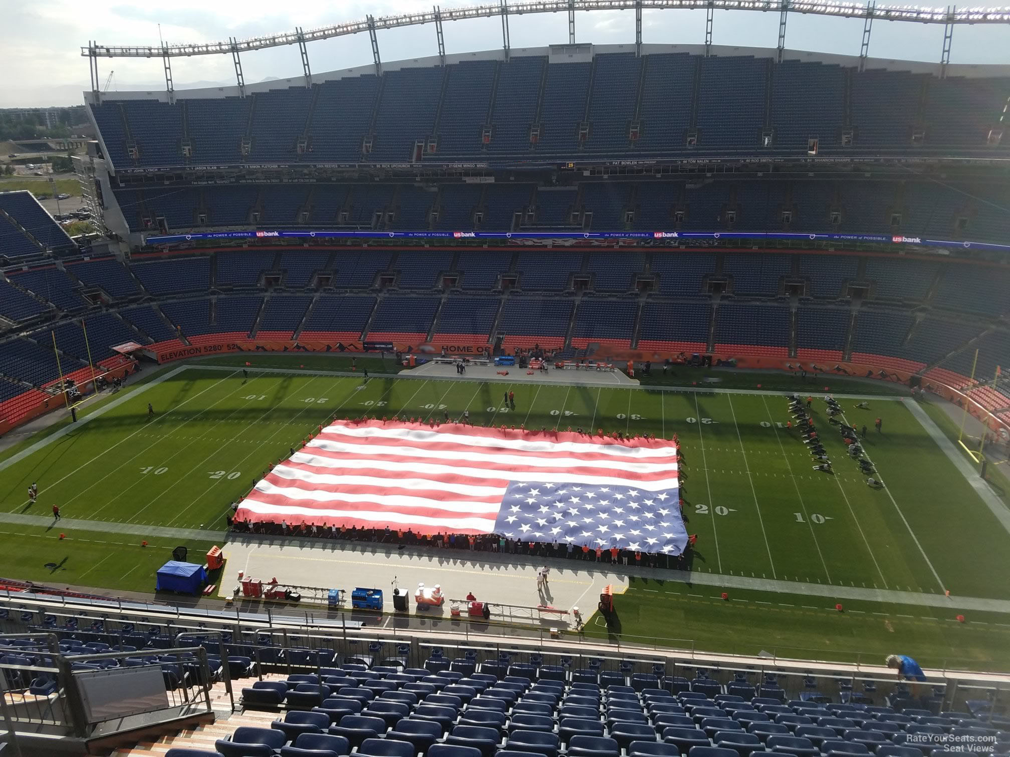 section 532, row 12 seat view  - empower field (at mile high)