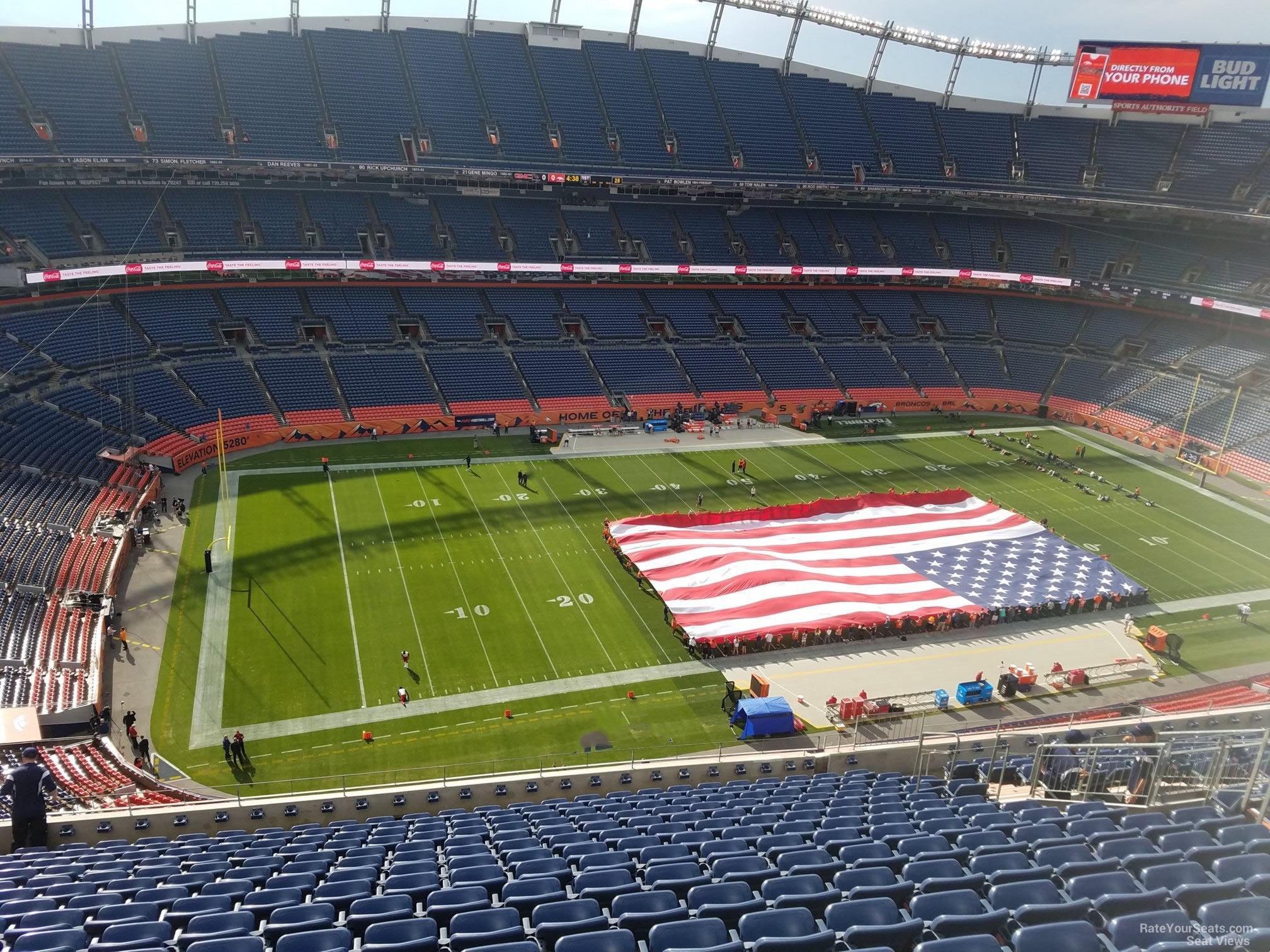 section 538, row 16 seat view  - empower field (at mile high)