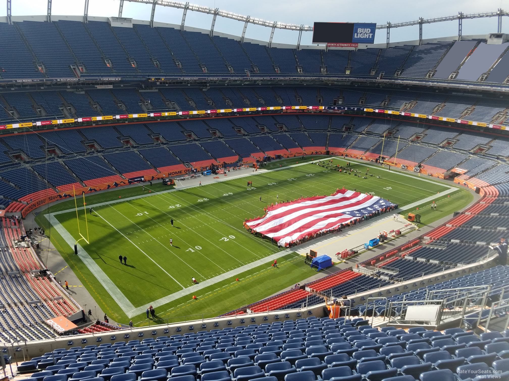 section 540, row 16 seat view  - empower field (at mile high)