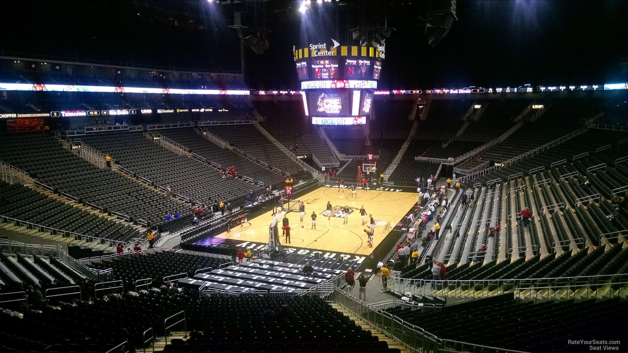 sprint center section 110 basketball seating sprint center big 12 tournament seating chart