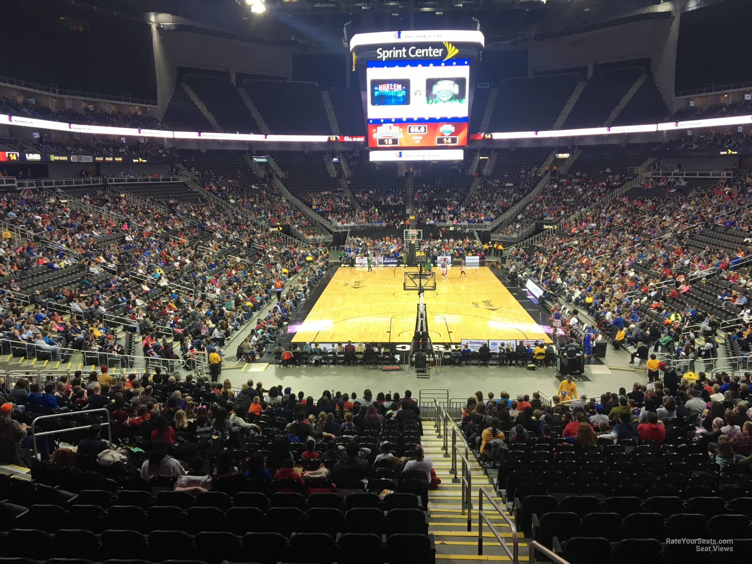 Sprint Center Kansas City Basketball Seating Chart