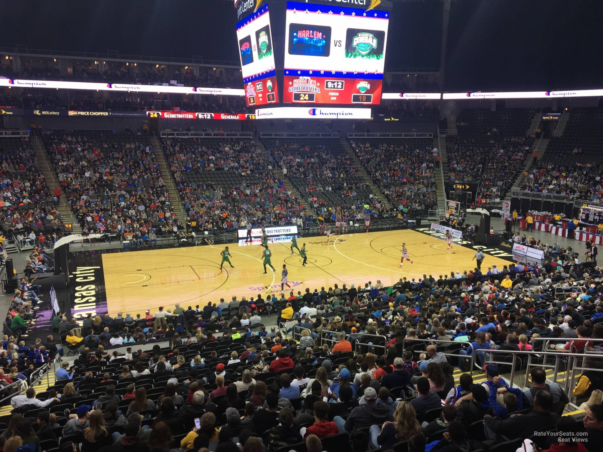 view from Section 118 