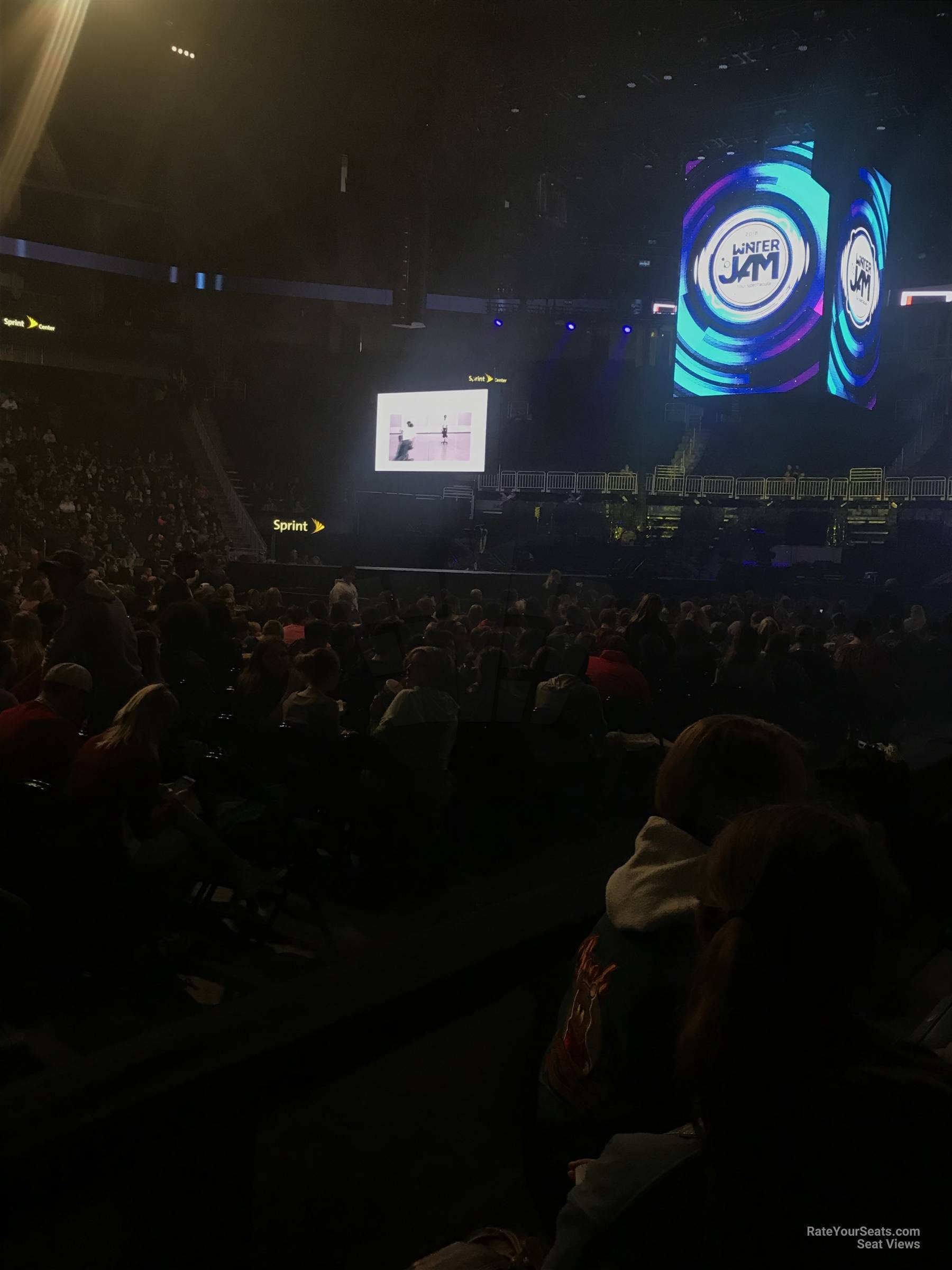 floor 4 seat view  for concert - t-mobile center